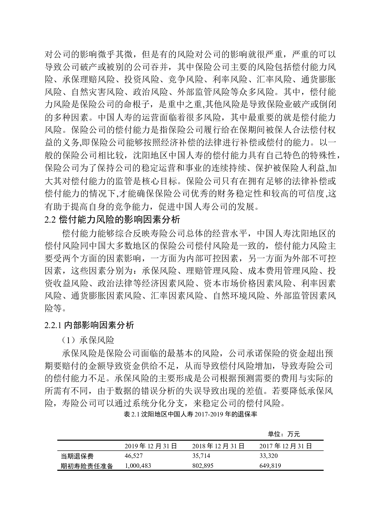 中国人寿沈阳地区偿付风险研究-11323字.docx 第8页