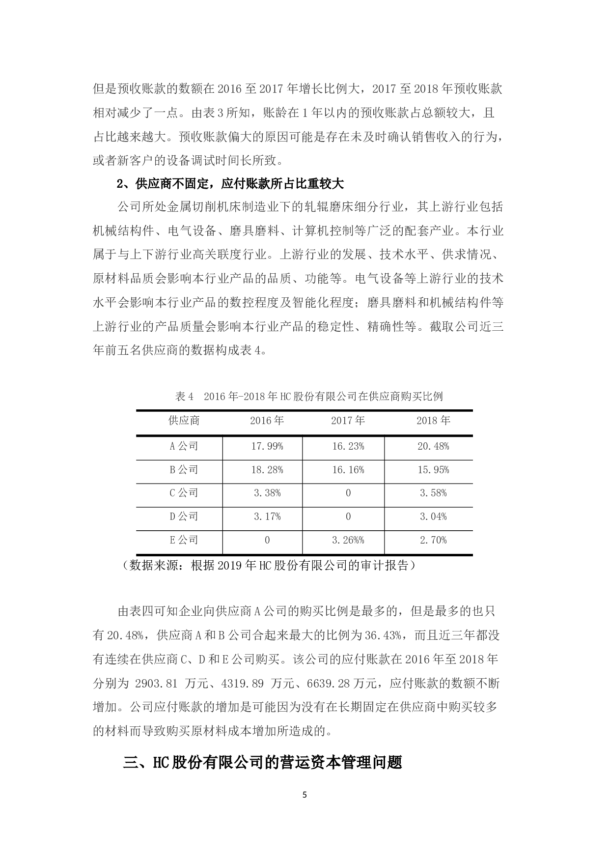 HC股份有限公司营运资本管理分析-9701字.docx 第8页