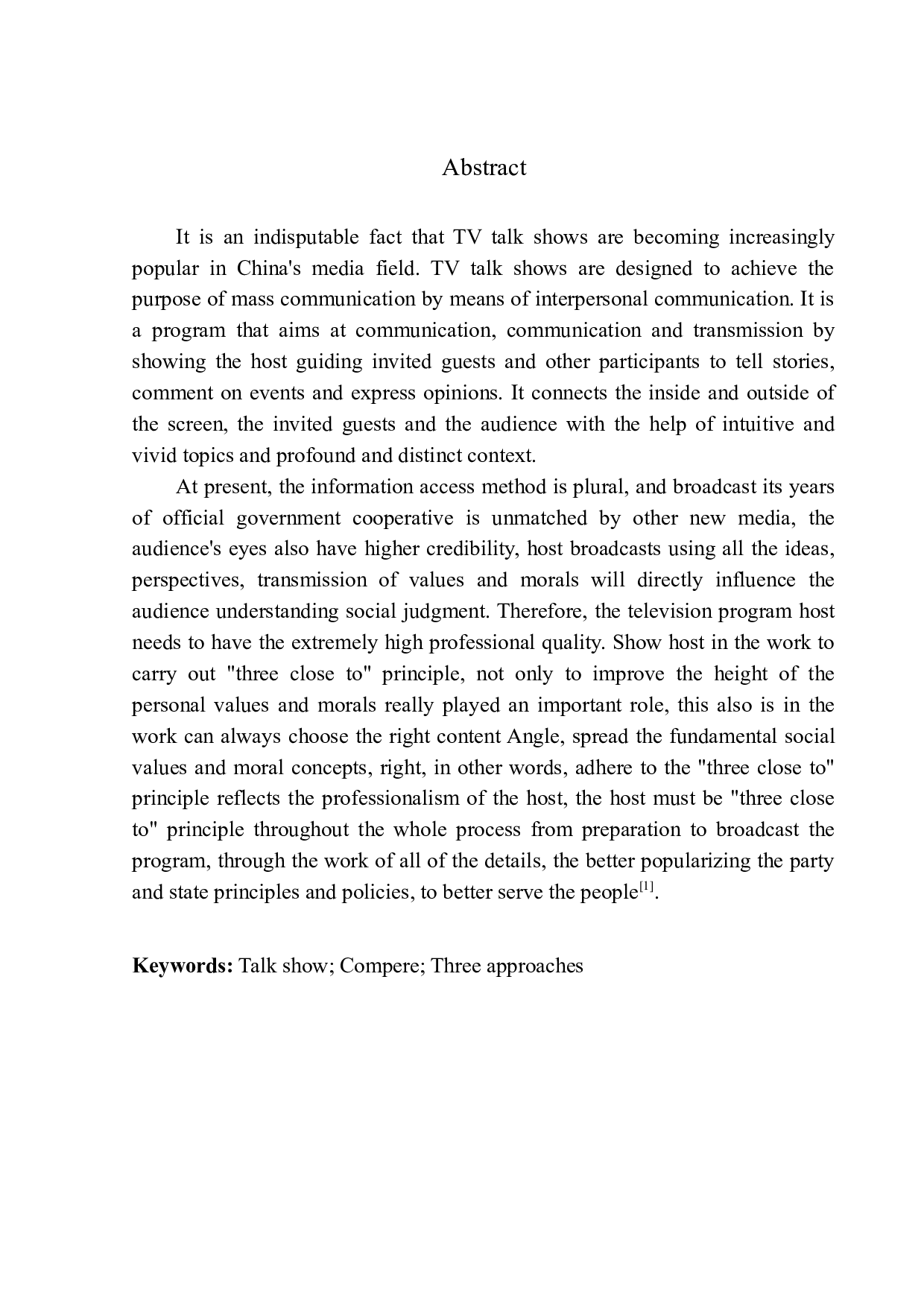 电视谈话类节目主持人话语与&ldquo;三贴近&rdquo;的结合-10286字.docx 第3页