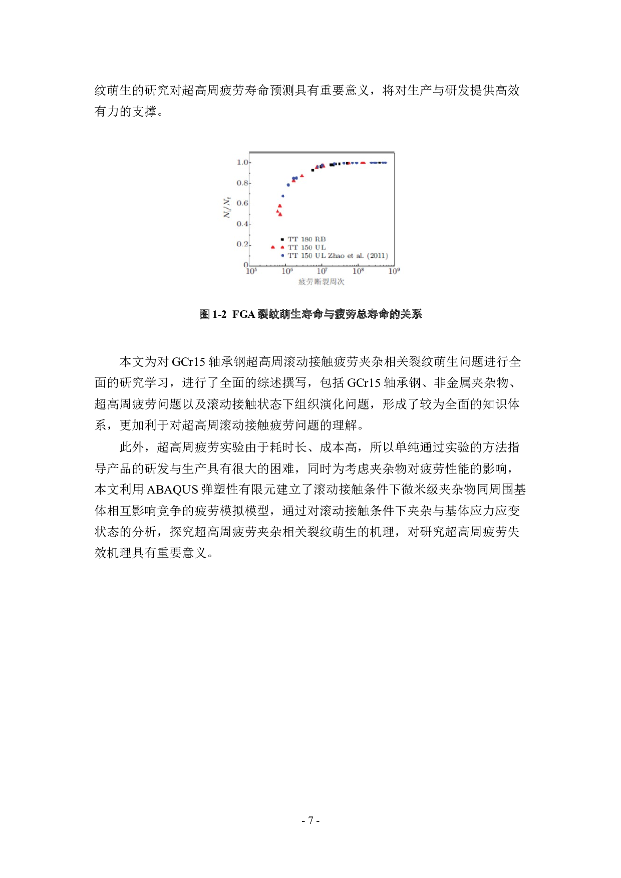 GCr15轴承钢超高周滚动接触疲劳中夹杂相关裂纹萌生的研究-30859字.docx 第6页