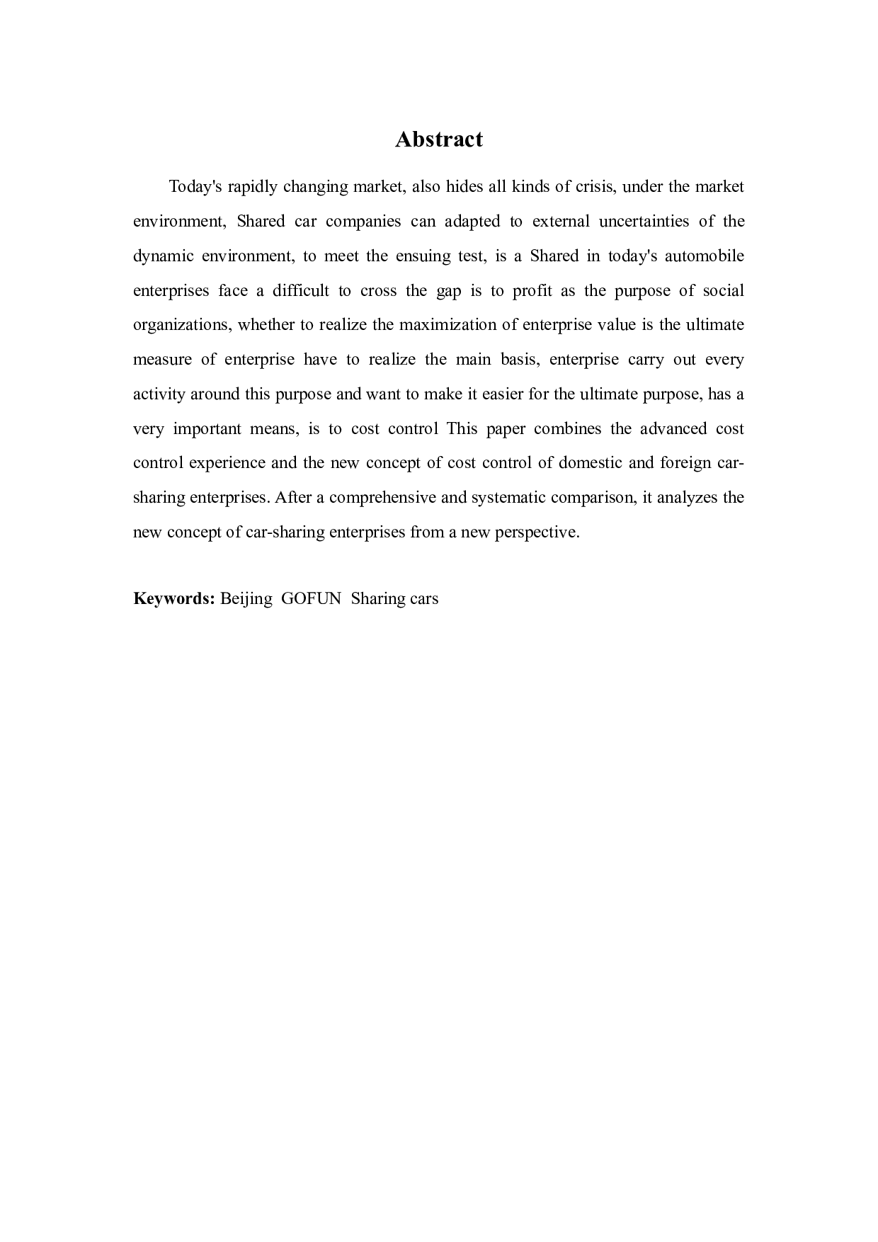 《GOFUN共享汽车成本控制问题研究》-8138字.docx 第3页