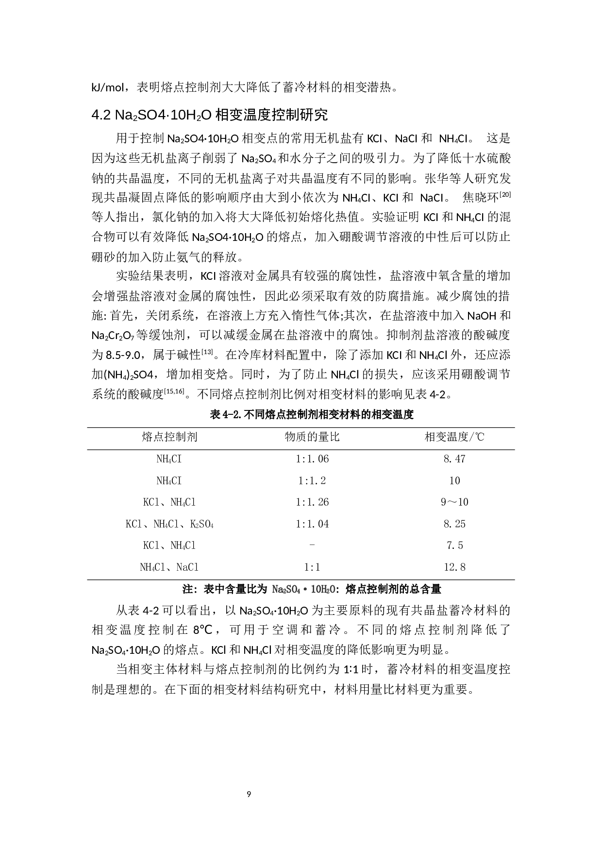 十水硫酸钠复合相变储能材料研究进展-8653字.docx 第9页