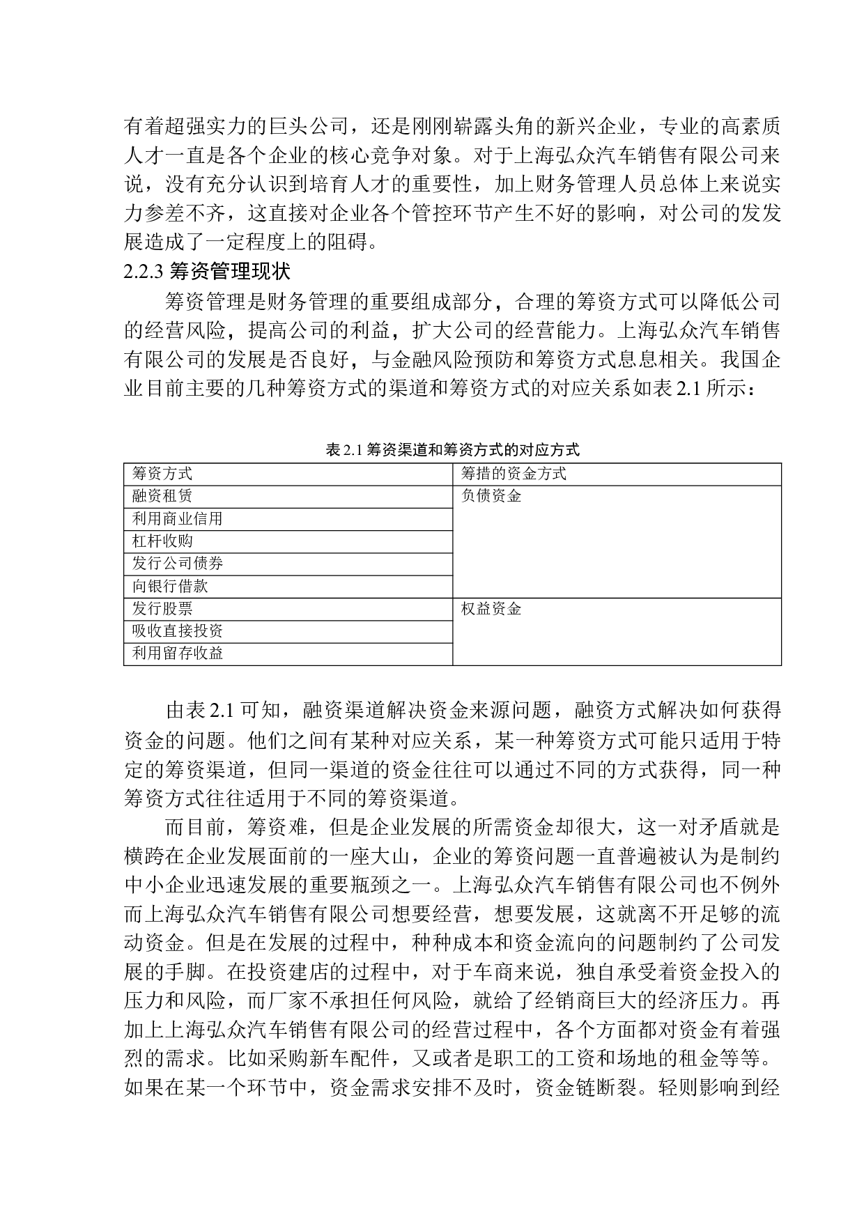 上海弘众汽车销售服务有限公司财务管理问题研究-13182字.docx 第10页