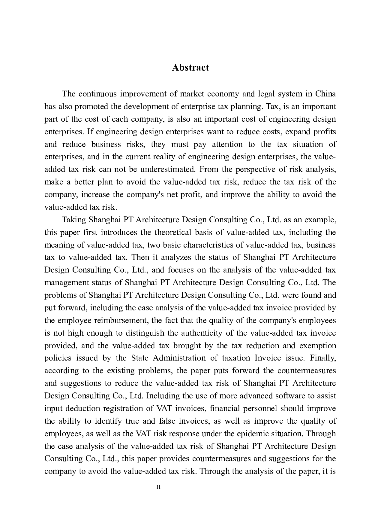 上海柏涛工程设计顾问有限公司增值税风险分析与防范-10417字.docx 第3页