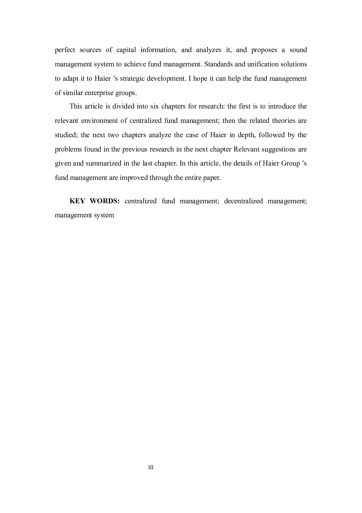 业财融合下海尔集团资金集中管理研究-13043字.docx 第3页