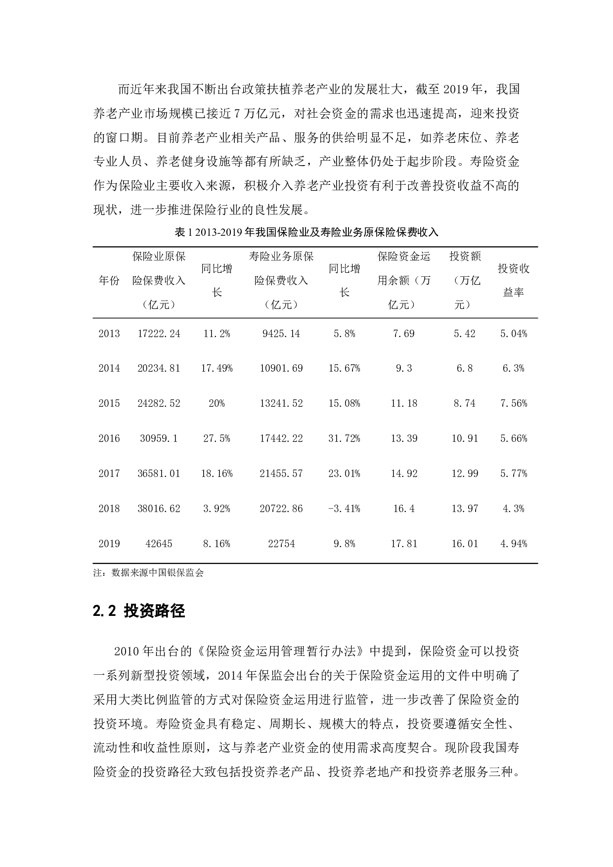 寿险资金参与养老产业的路径，问题与对策-13028字.docx 第10页