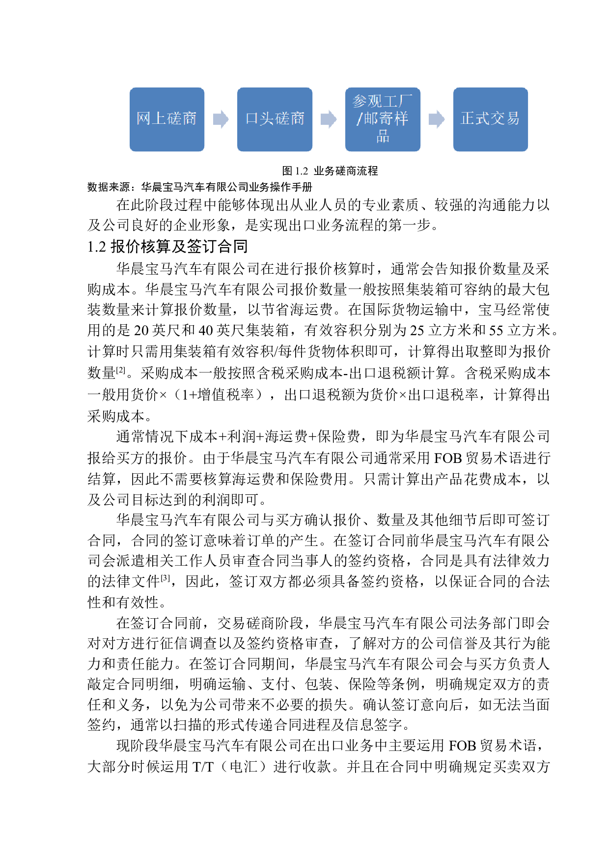 华晨宝马汽车有限公司汽车产品出口业务流程研究-11286字.docx 第6页