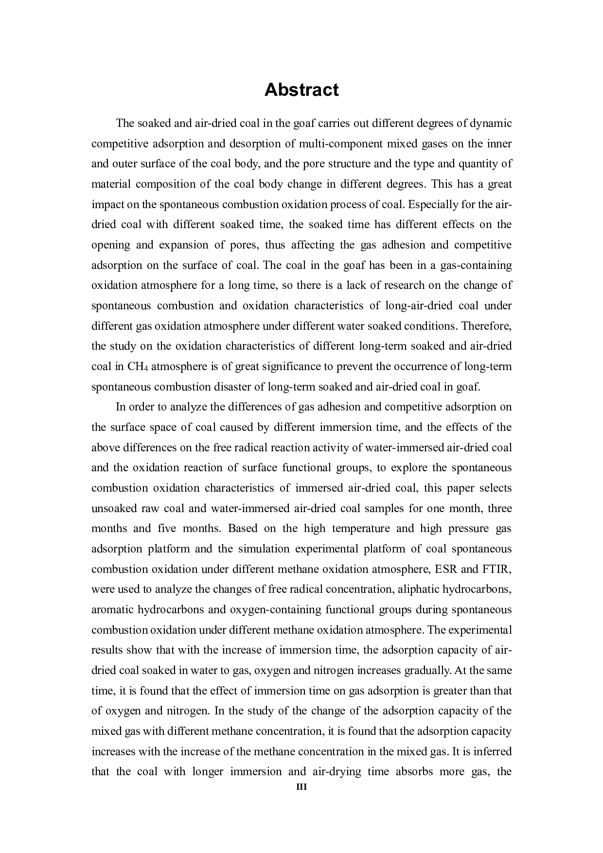浸水风干煤吸附特性及在含甲烷氧化气氛下自燃微观理化特性研究-9719字.pdf 第4页