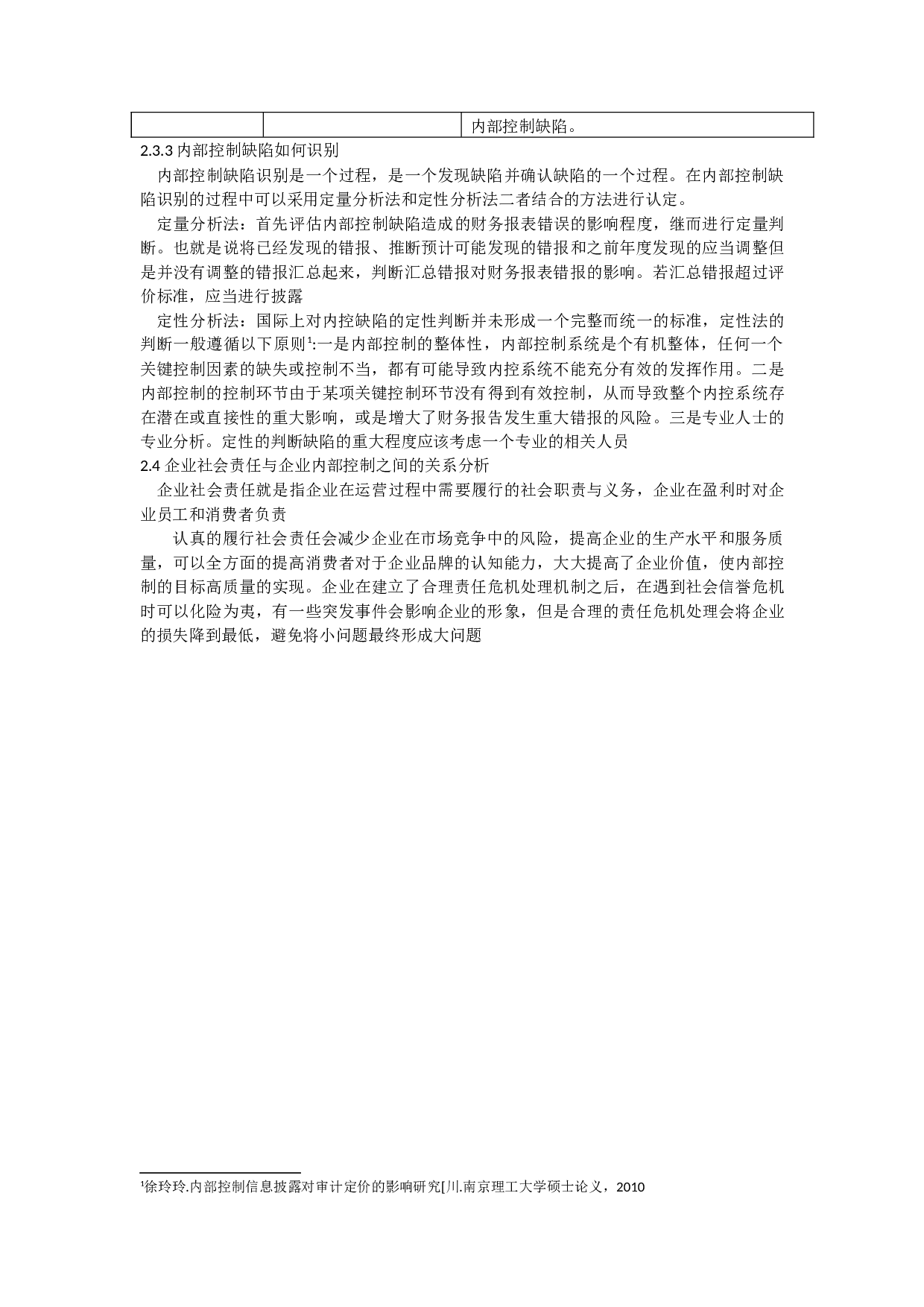 内部控制缺陷识别与应对&mdash;&mdash;以双汇集团&ldquo;瘦肉精&rdquo;事件为例.docx 第6页