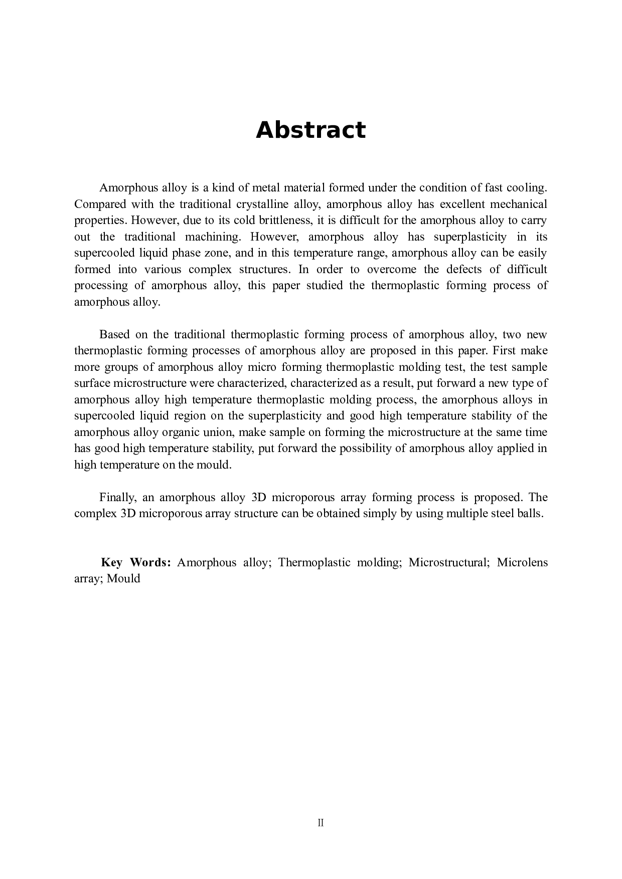 非晶合金的热塑性成型以及在微透镜模具中的应用-25649字.docx 第2页