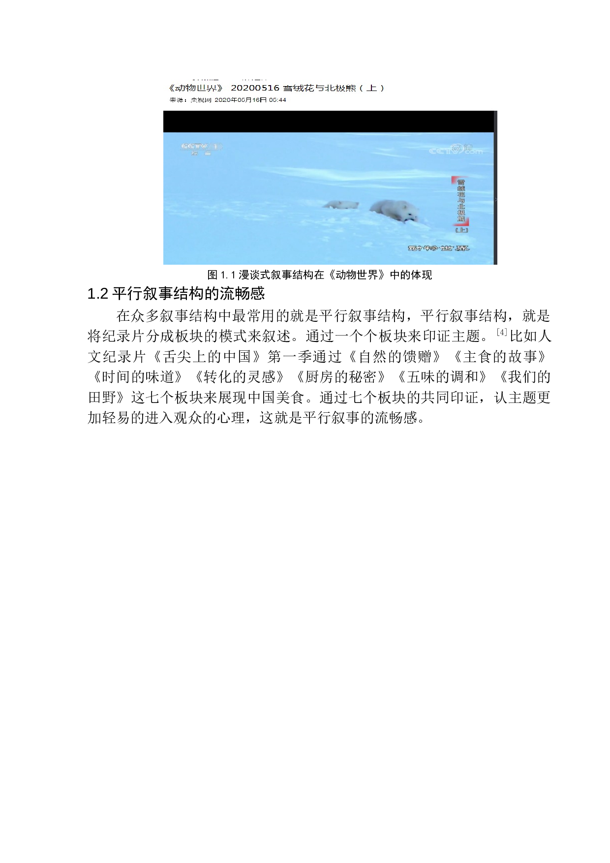 以《舌尖上的中国》为例看人文纪录片的平行叙事-11377字.docx 第9页