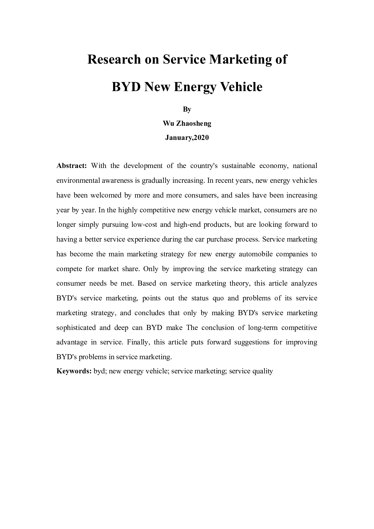 比亚迪新能源汽车服务营销研究-10620字.docx 第4页