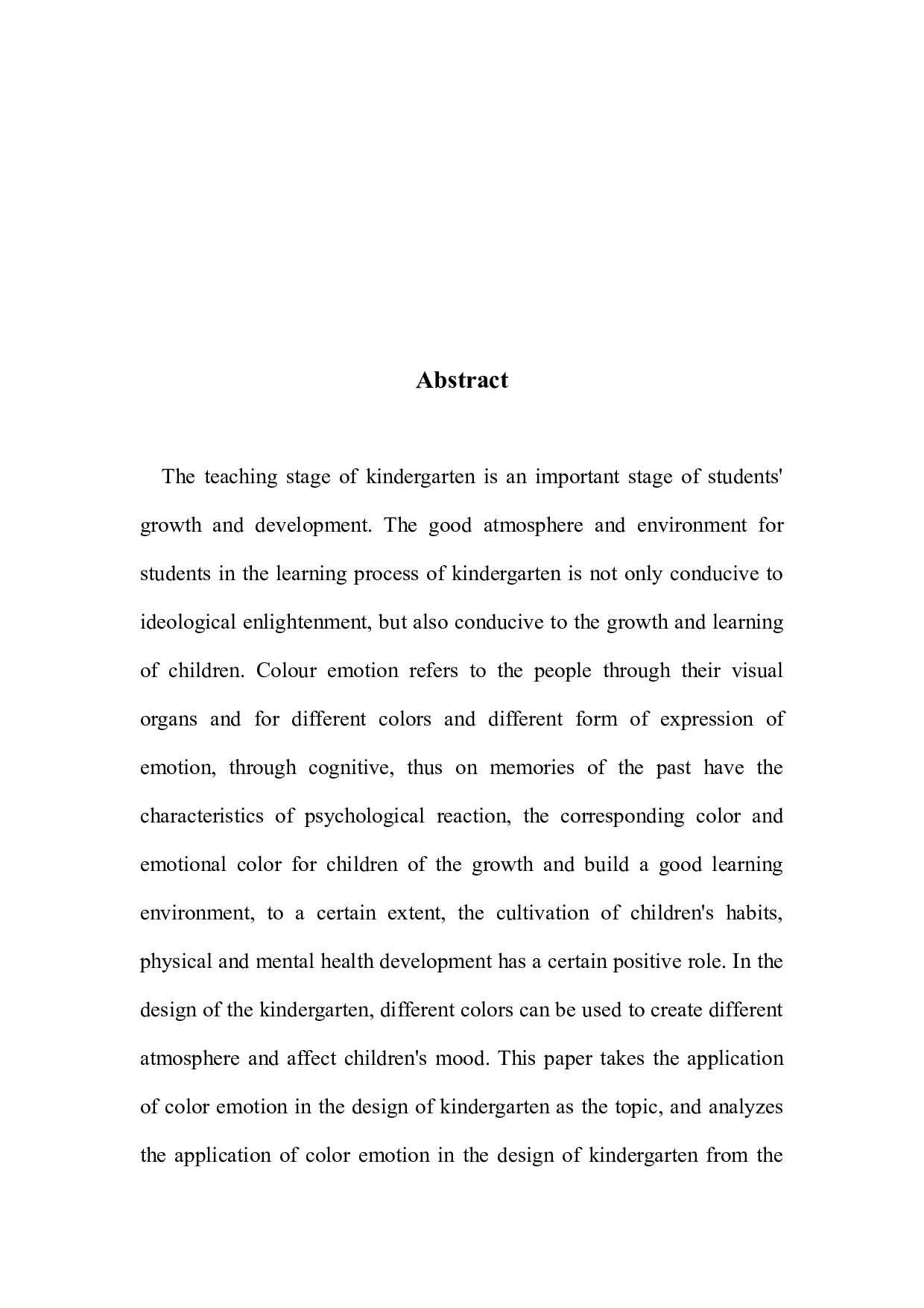 色彩情感在幼儿园设计中的运用.docx 第2页