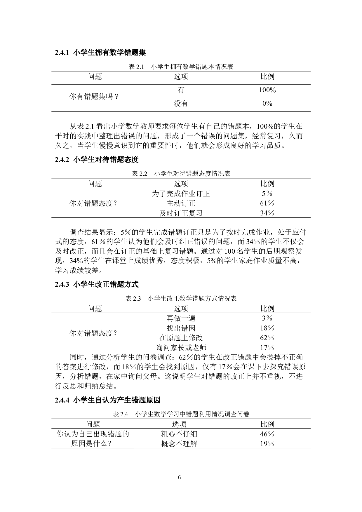 错题教学对小学数学学习的重要性研究.docx 第6页