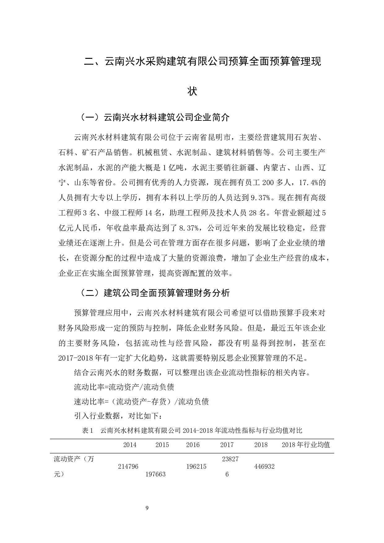 全面预算管理的研究&mdash;以云南兴水建筑有限公司为例-9383字.docx 第10页