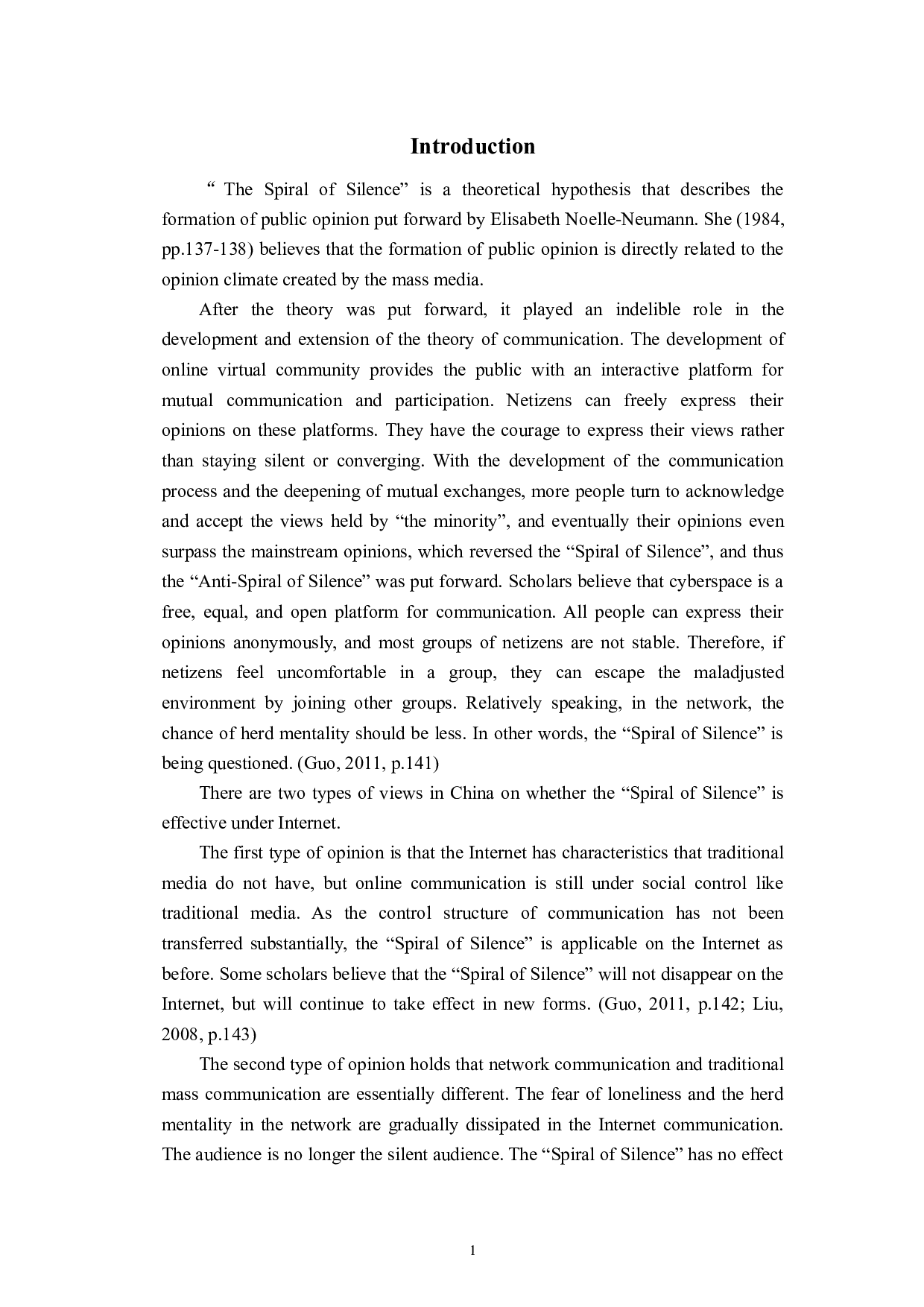 探究&ldquo;沉默的螺旋&rdquo;理论与网络传播的关系-7359字.docx 第4页