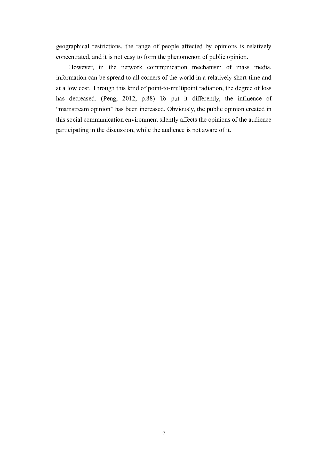 探究&ldquo;沉默的螺旋&rdquo;理论与网络传播的关系-7359字.docx 第10页