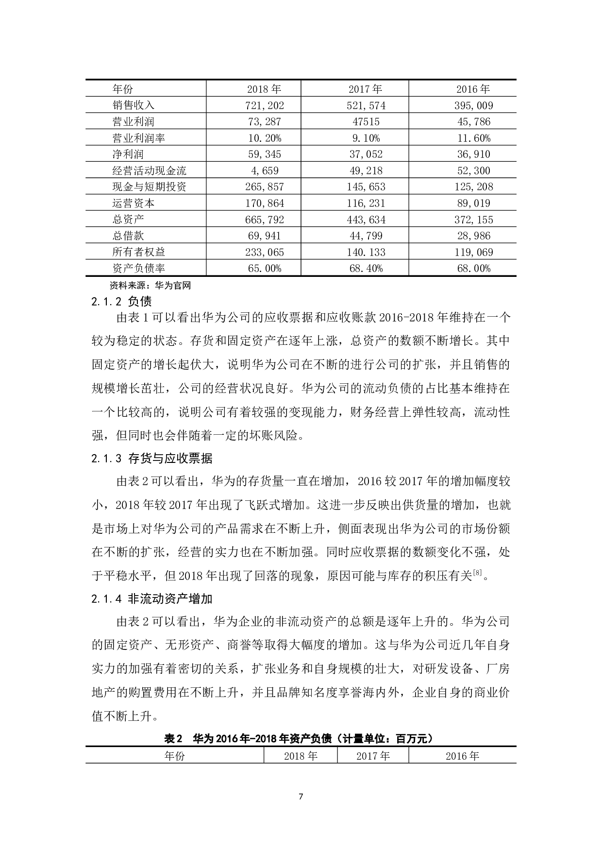 华为技术有限公司财务报表分析.docx-10191字.docx 第9页