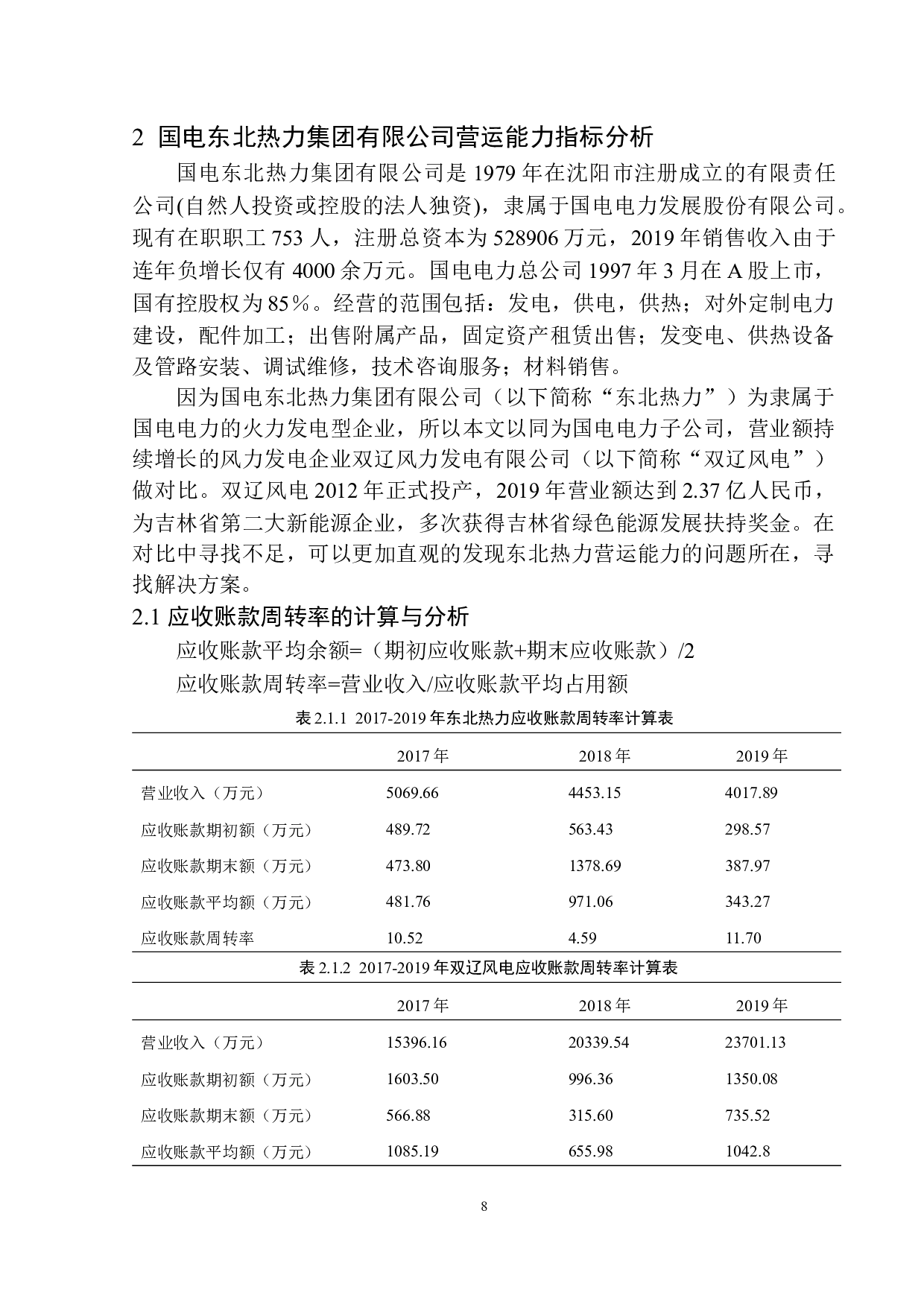国电东北热力集团有限公司营运能力分析-11485字.docx 第9页
