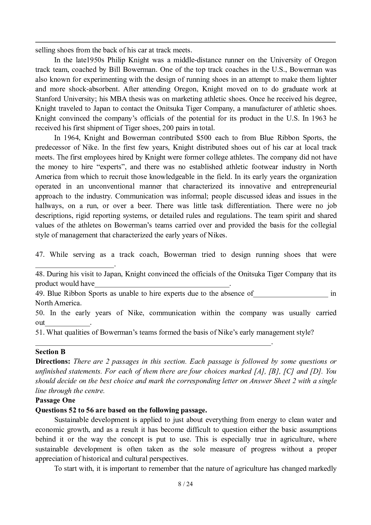 2008年12月英语六级真题及答案.pdf 第8页