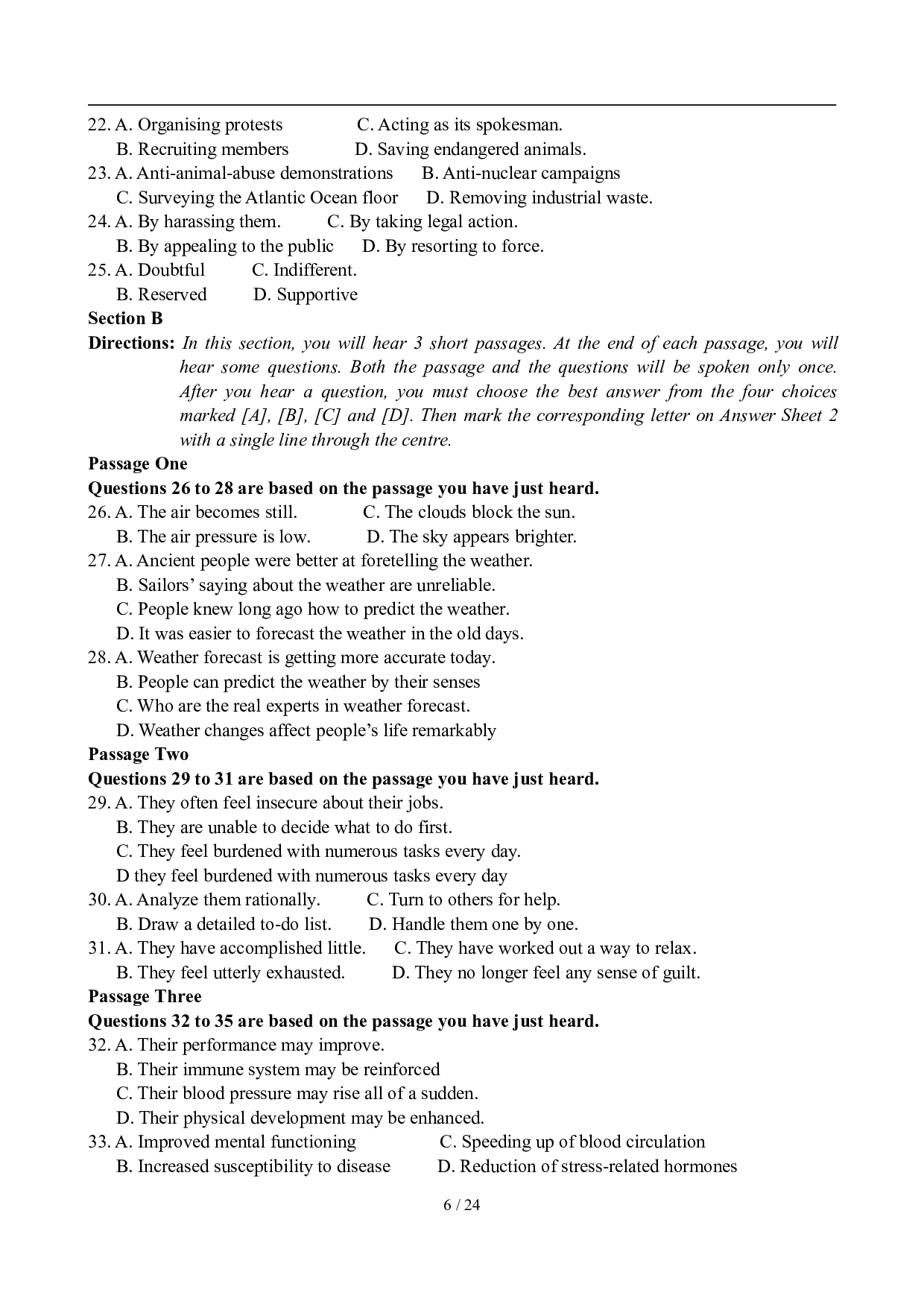 2008年12月英语六级真题及答案.pdf 第6页