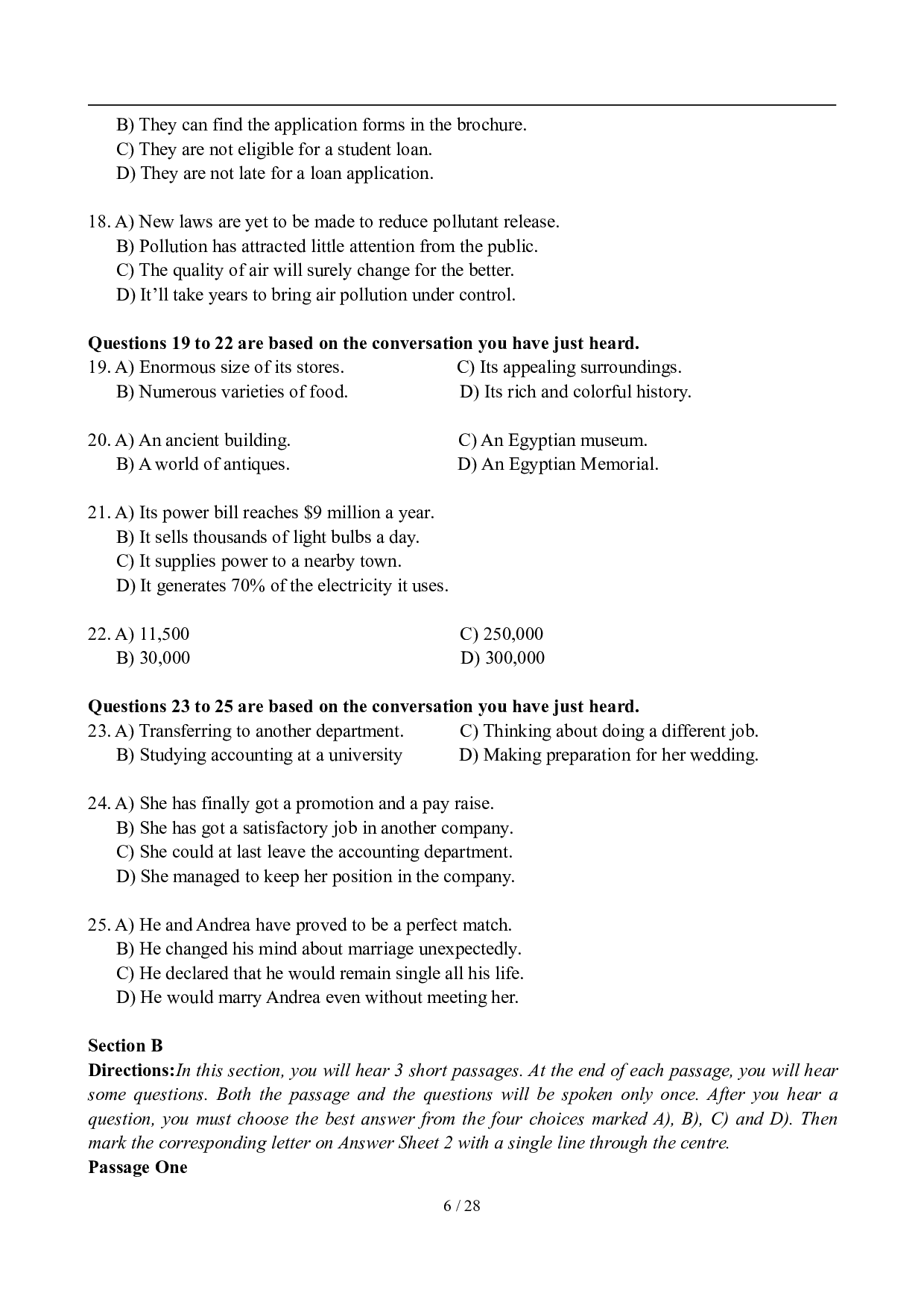 2008年6月英语六级真题及答案.pdf 第6页