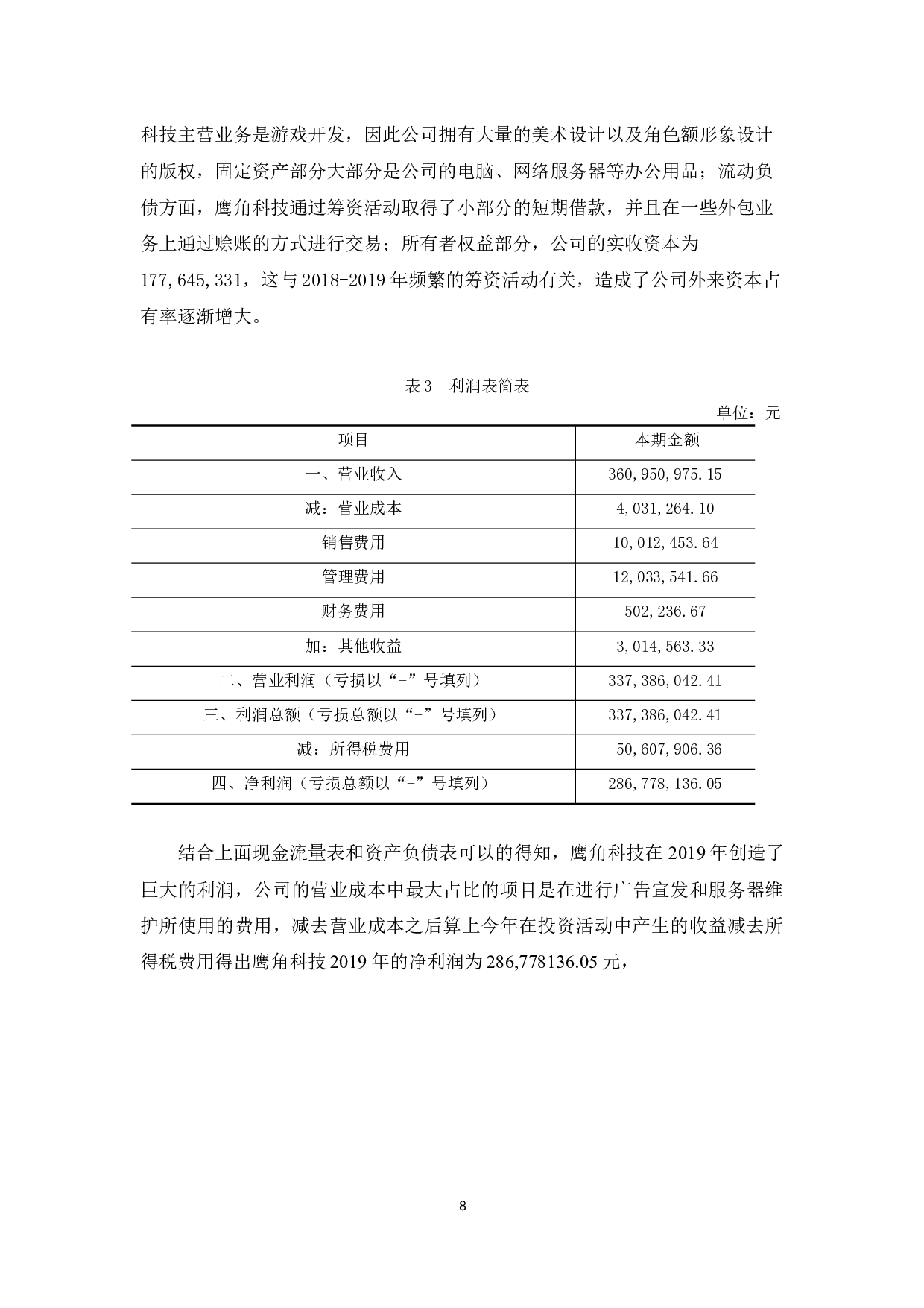 对鹰角科技的现金流量表分析以及建议-10822字.docx 第8页