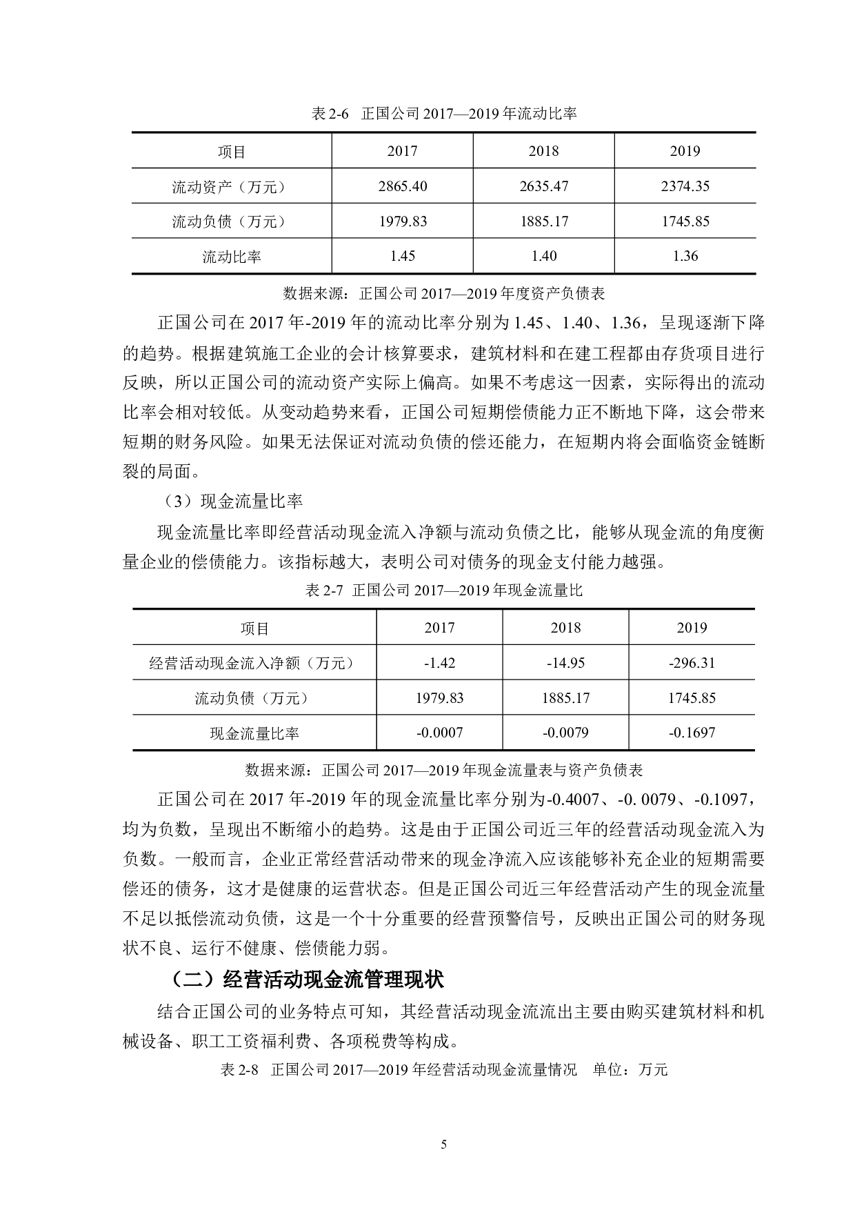 广东正国建设工程有限公司现金流量的问题及对策-11118字.docx 第8页