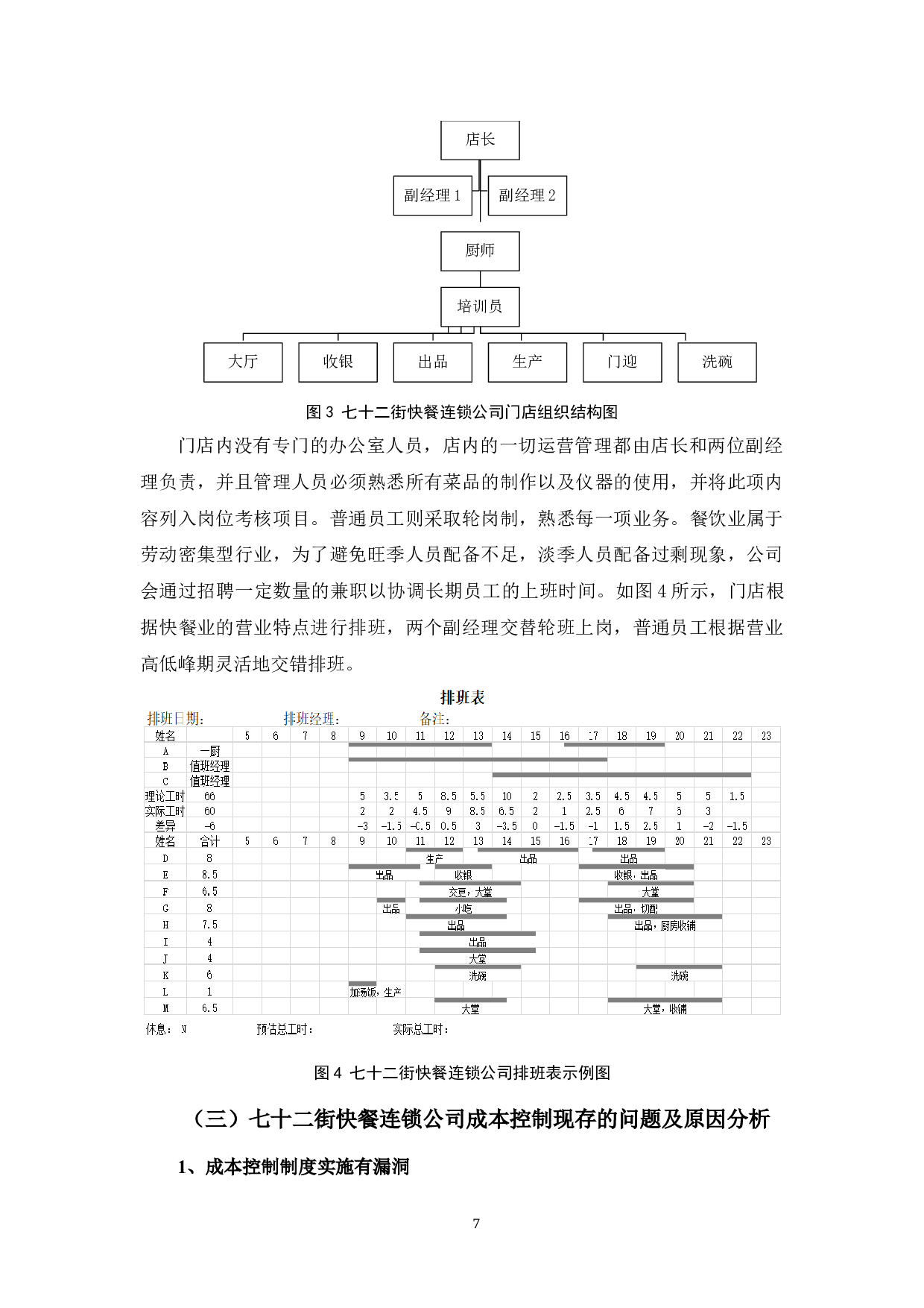 七十二街快餐连锁公司成本控制探析-10015字.docx 第10页