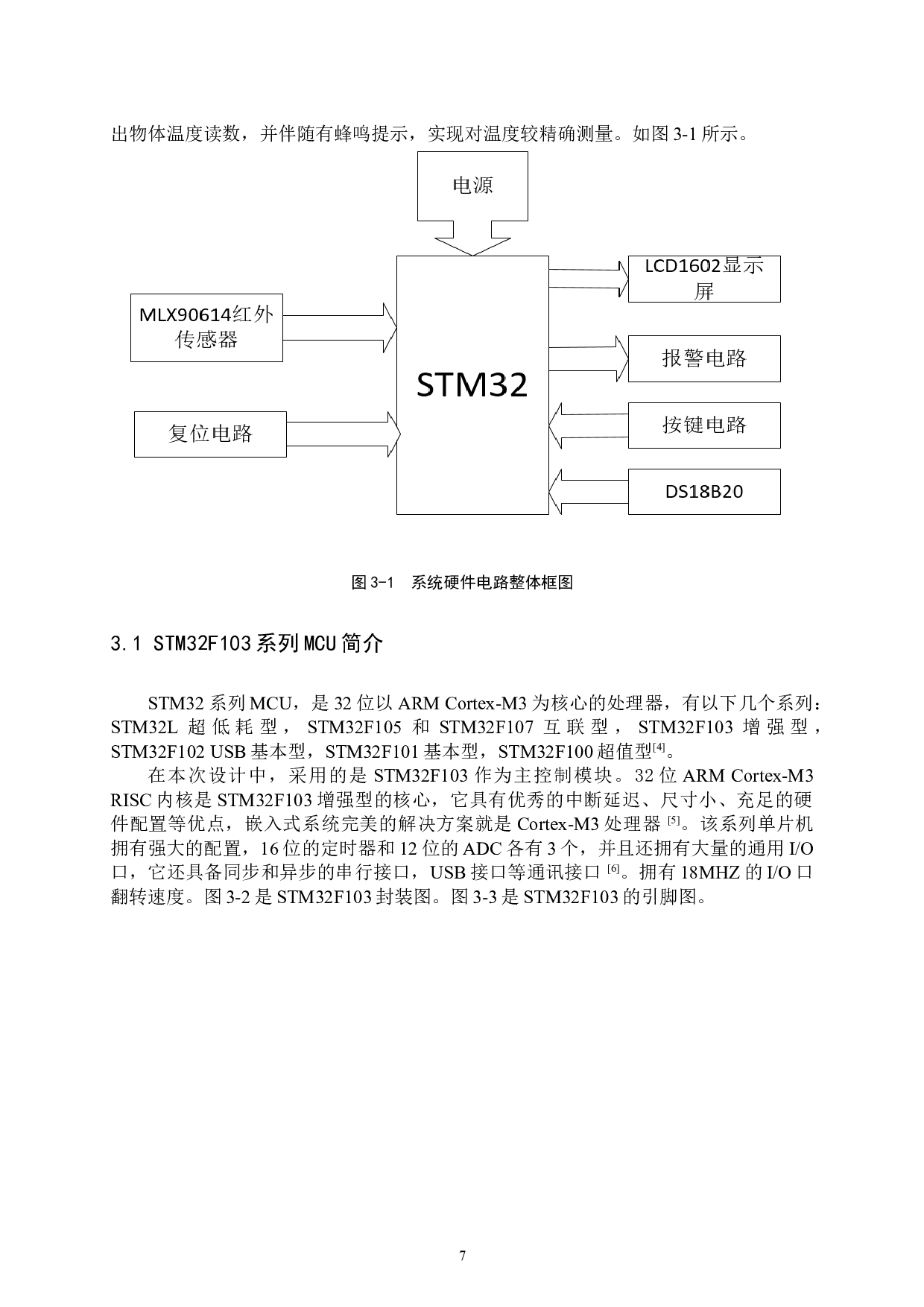 基于STM32的红外测温系统设计 -12154字.docx 第9页