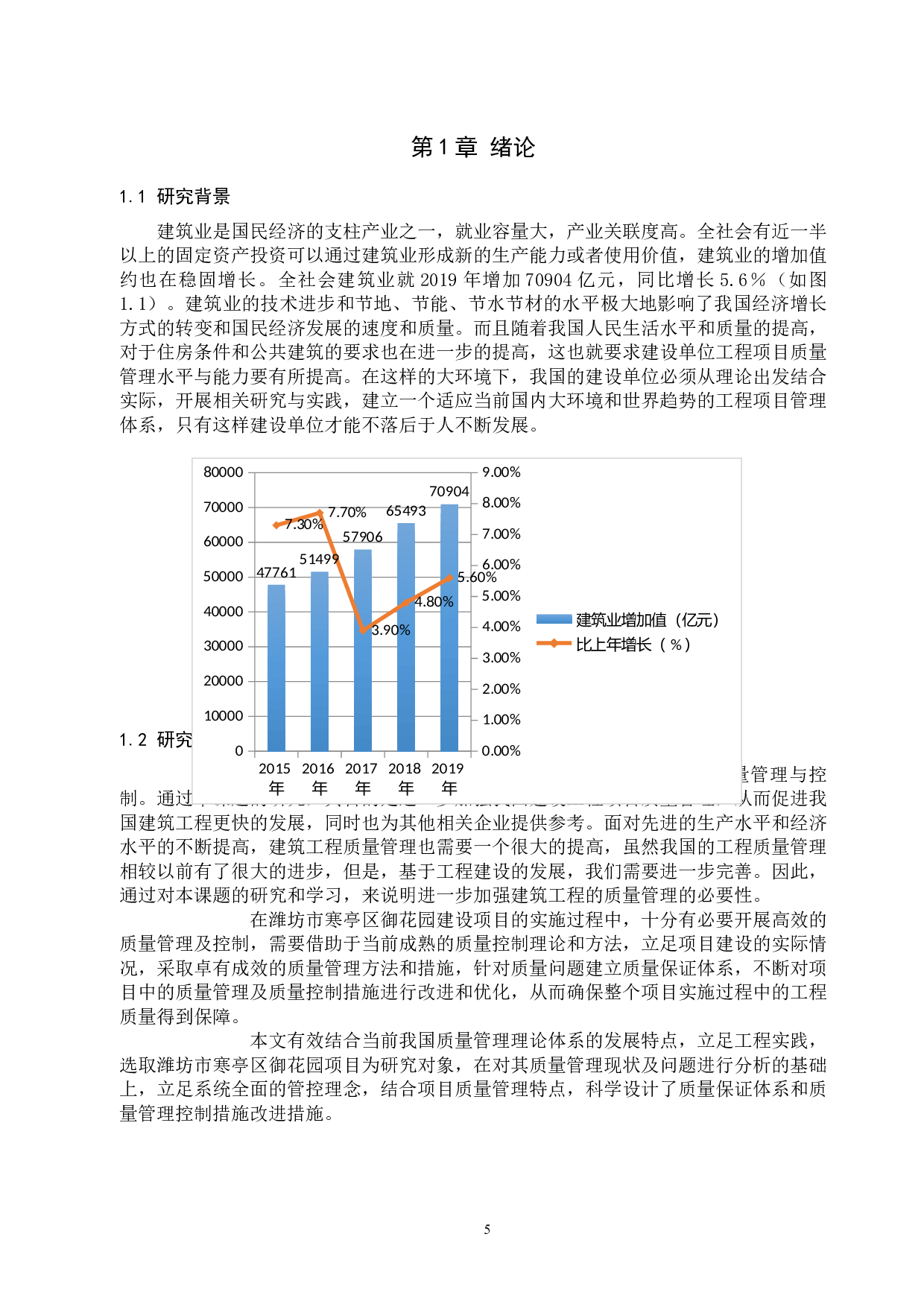 孙孟迪潍坊市寒亭区御花园项目质量管理研究-22551字.docx 第6页