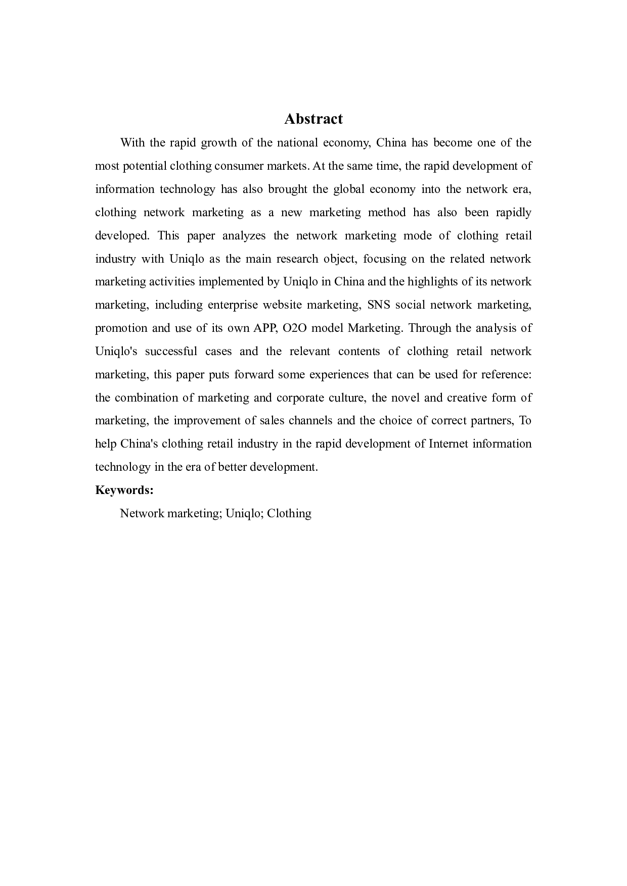 《服装零售业网络营销模式研究&mdash;&mdash;以优衣库为例》-10868字.docx 第3页