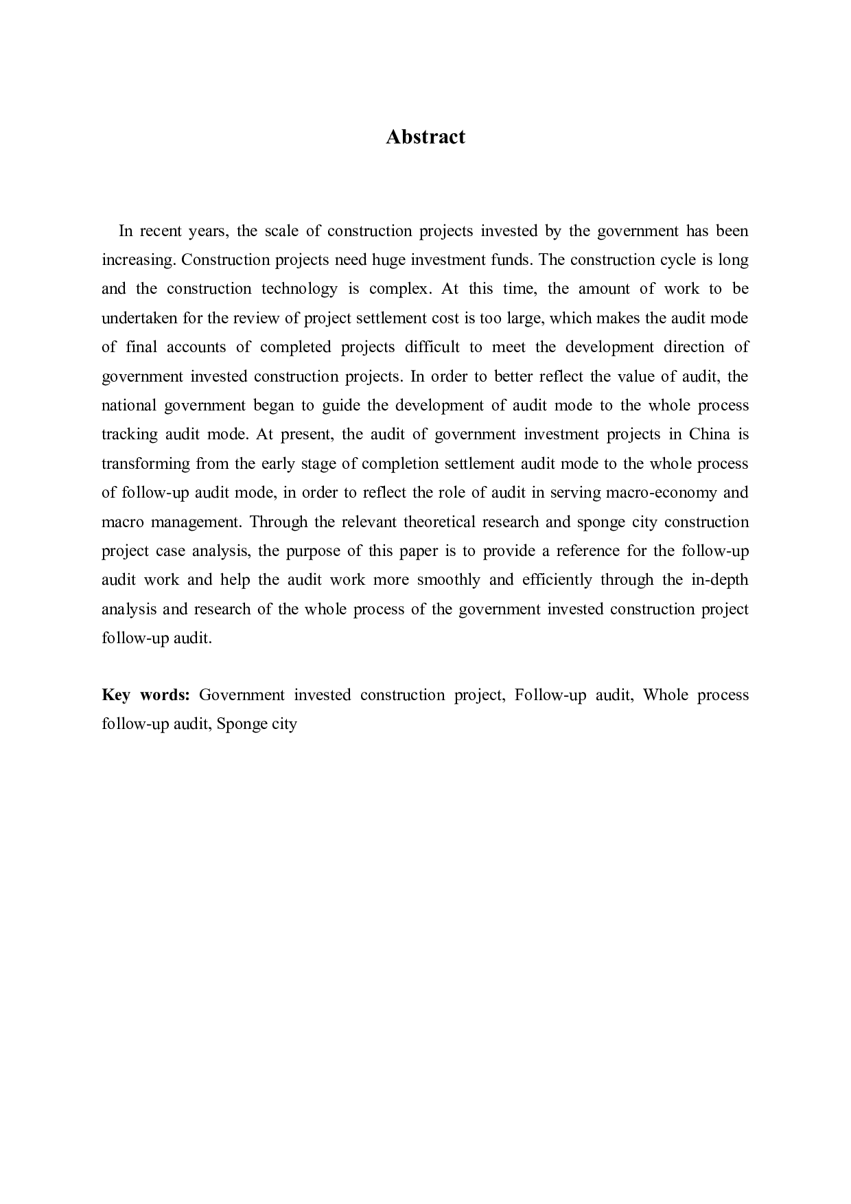 政府投资建设项目全过程跟踪审计研究-15373字.docx 第1页