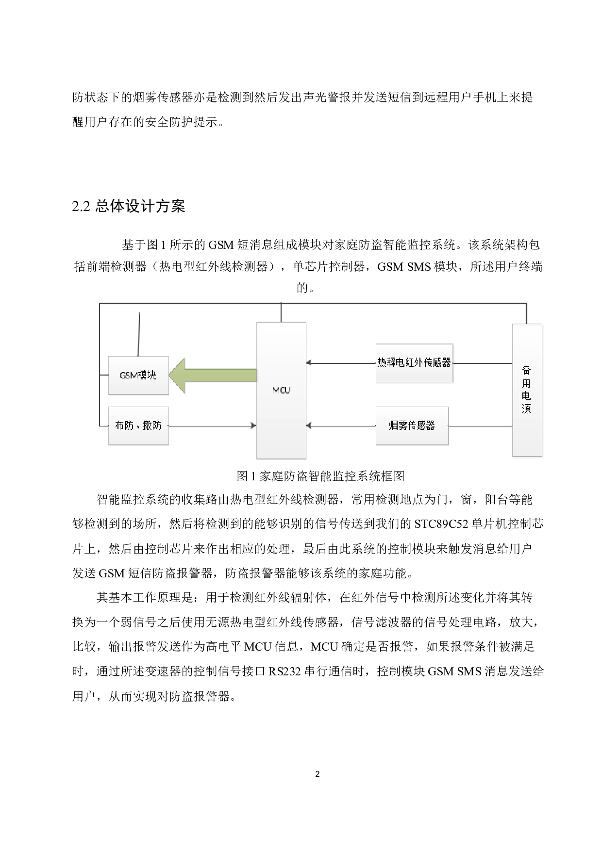 基于单片机的智能感应监控系统的设计-7346字.docx 第5页