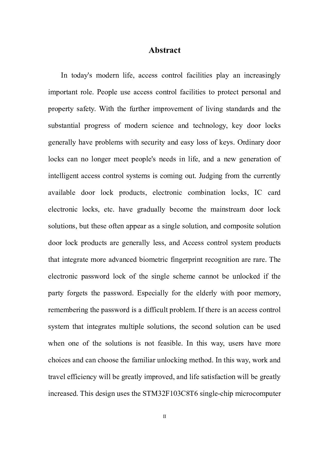 基于单片机的智能门禁管理系统的设计-11401字.docx 第2页