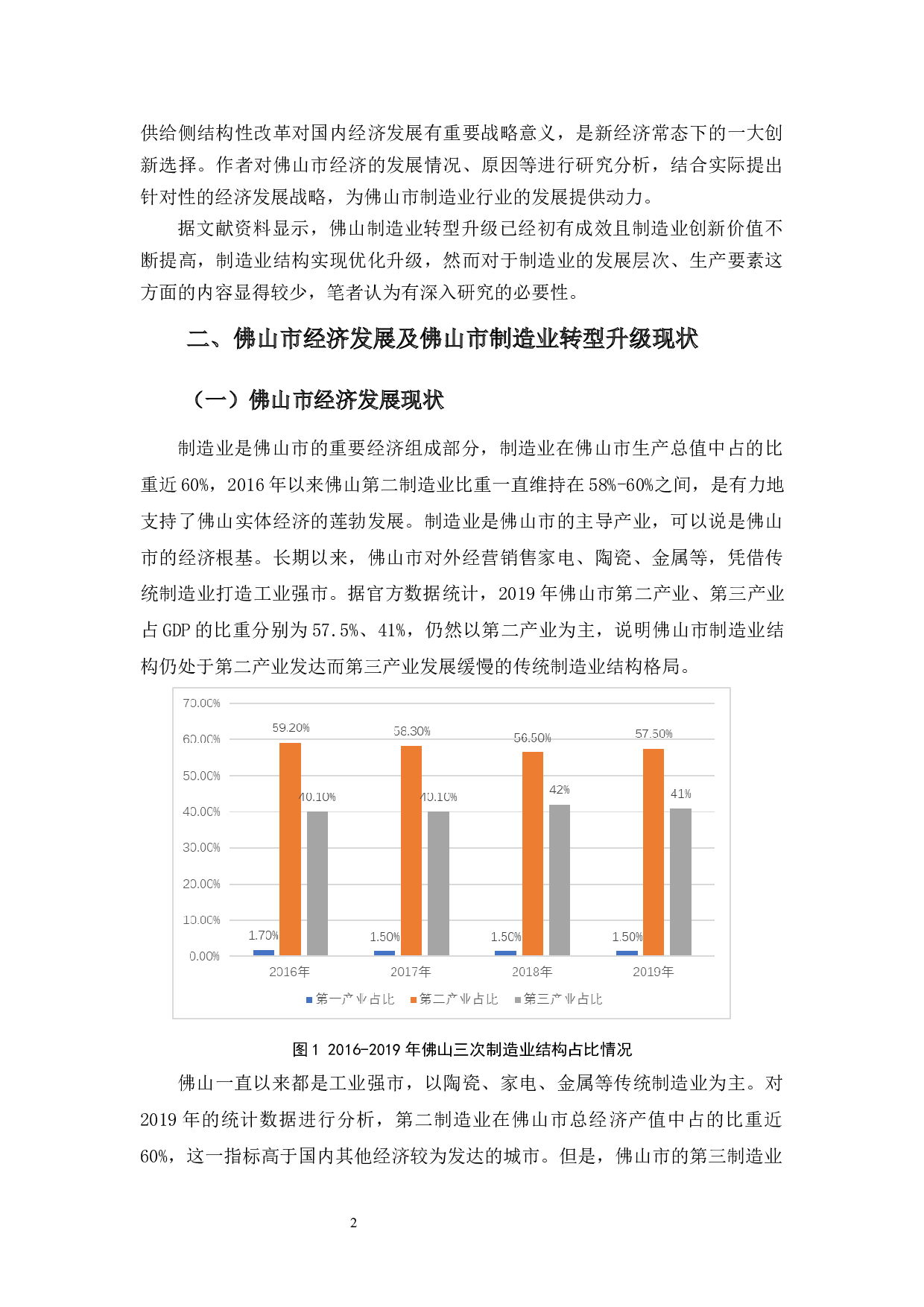 佛山市制造业转型升级中存在的问题及对策-10205字.docx 第6页