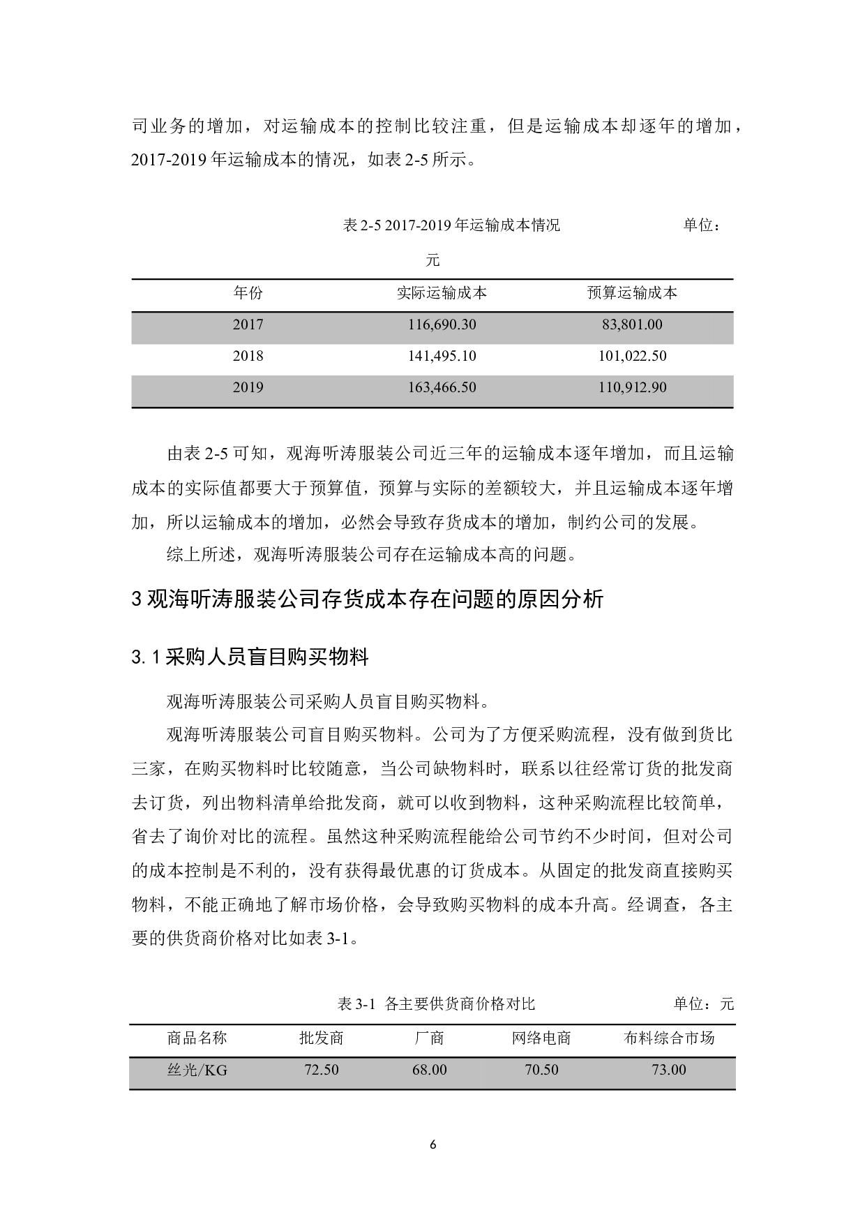 观海听涛服装公司存货成本管理研究-10570字.docx 第10页