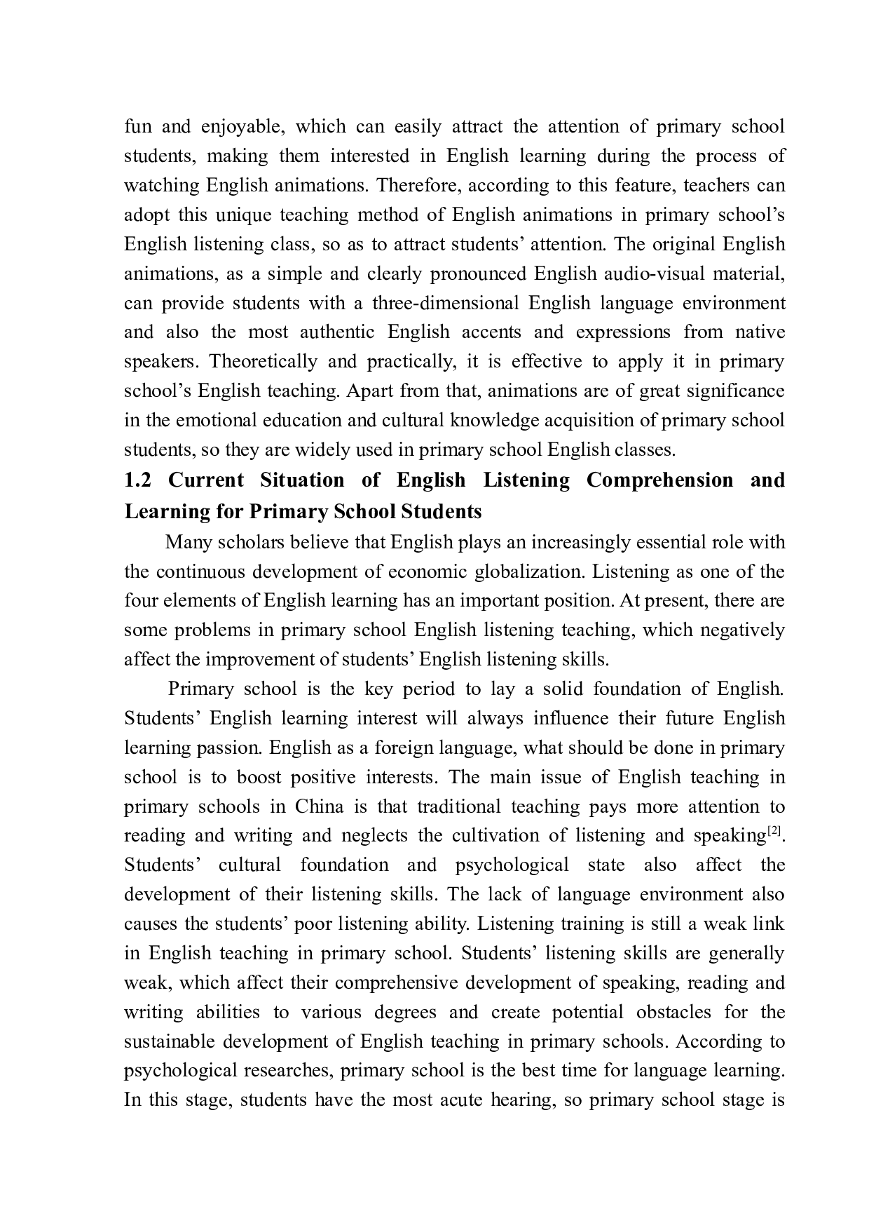 英文原版动画片应用于小学英语听力课堂上的益处分析-11058字.docx 第7页