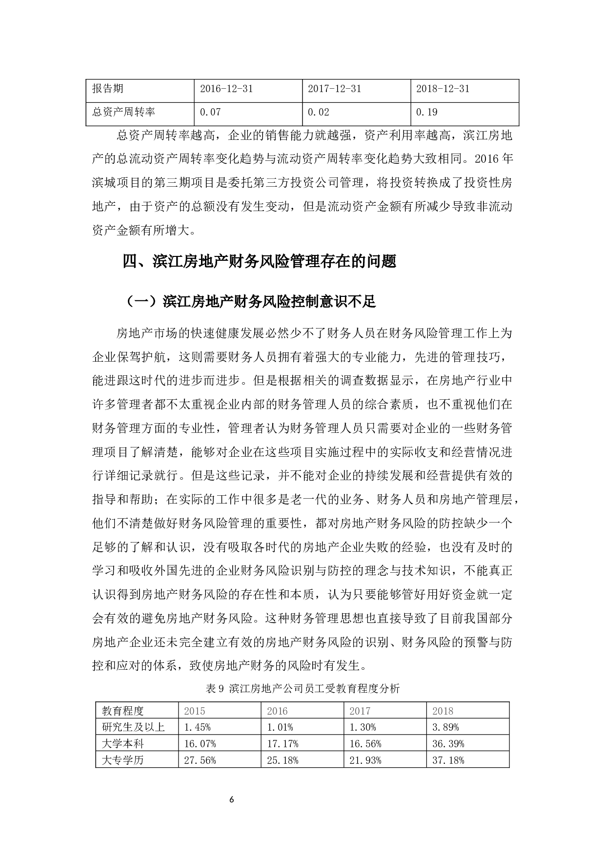 杭州滨江房地产公司财务风险管理存在的问题及对策-11463字.docx 第9页