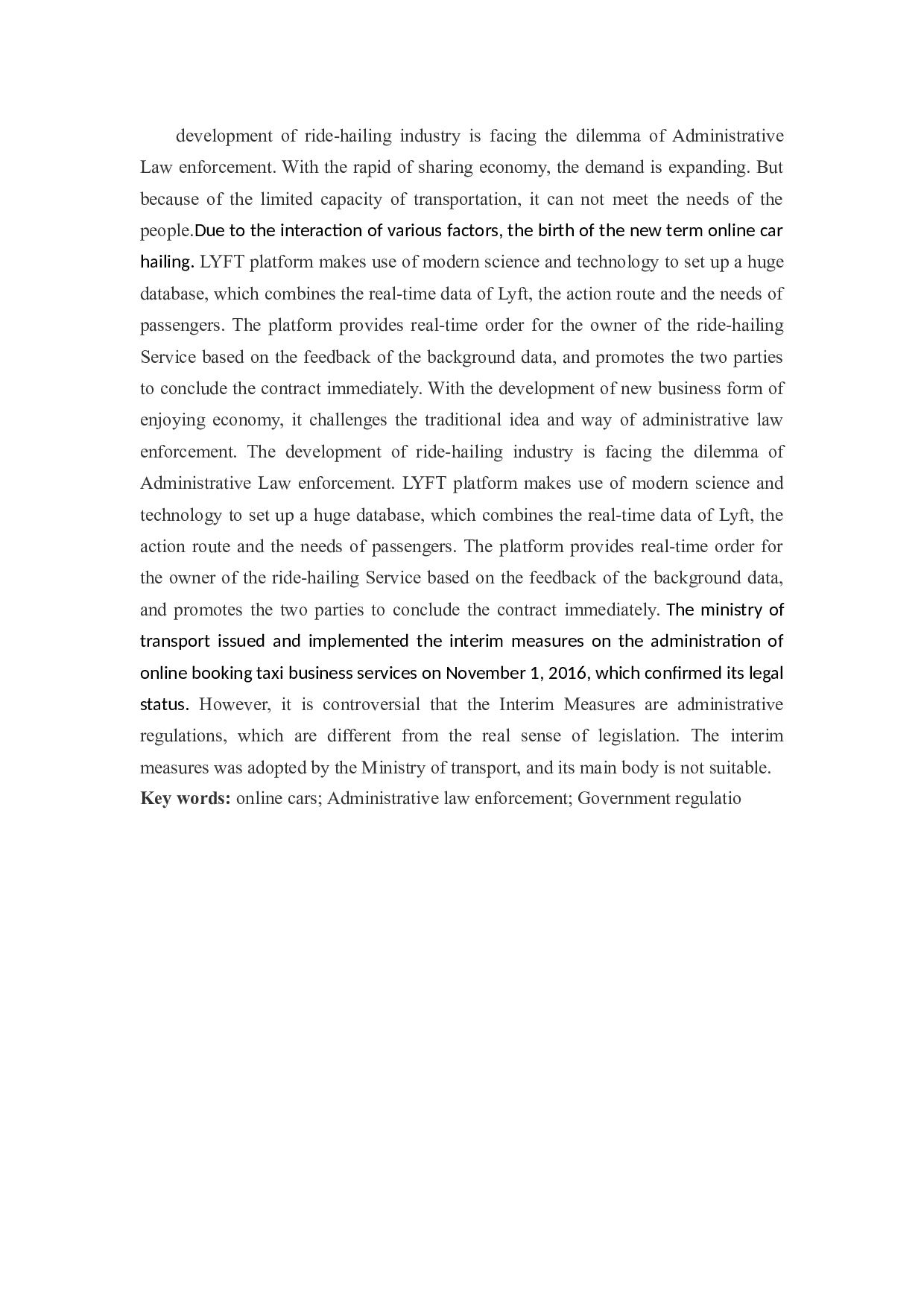 周云&mdash;网约车行政执法的困境及其完善&mdash;&mdash;以山东省为例-10110字.docx 第1页