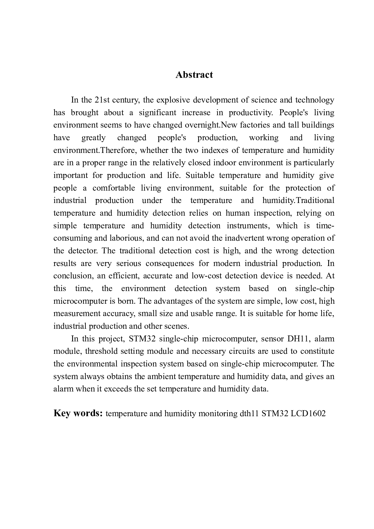 （基于单片机的环境监测系统）-10264字.docx 第2页