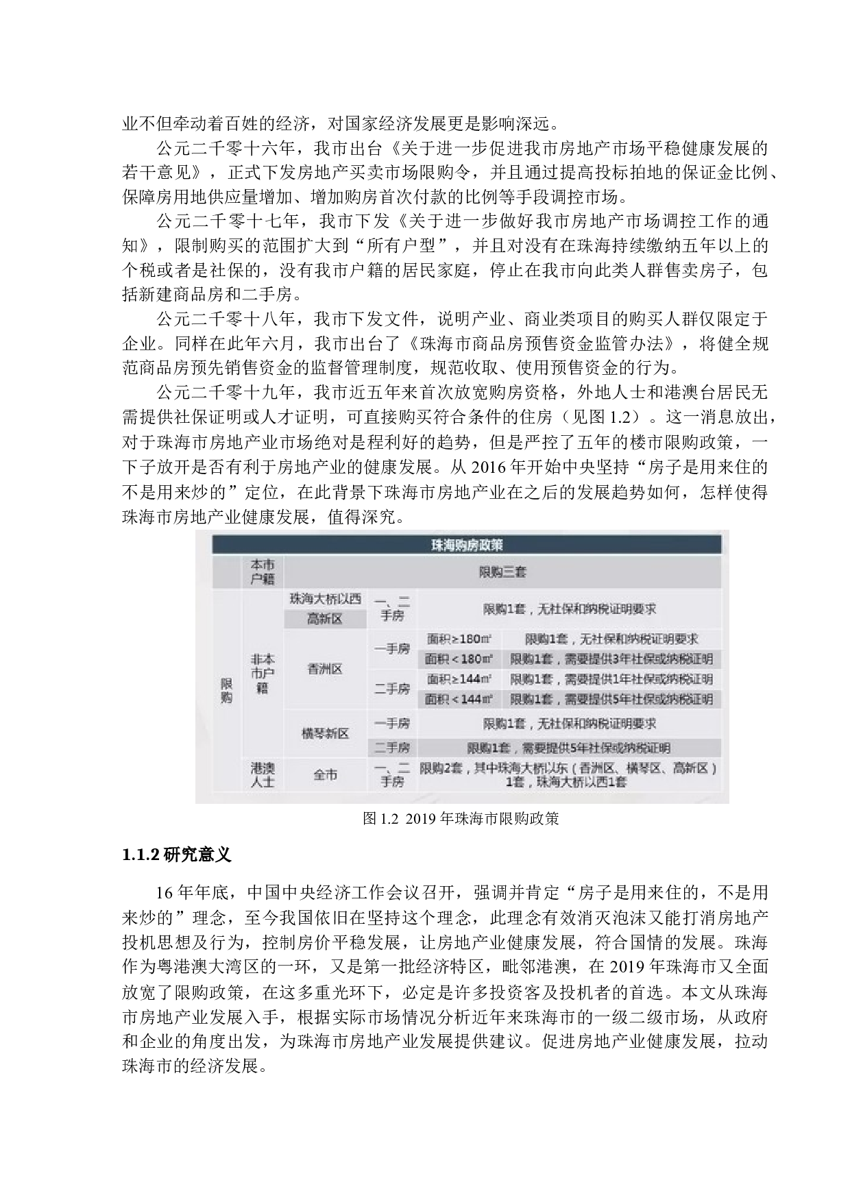 珠海市房地产业发展现状与对策研究-14706字.docx 第7页