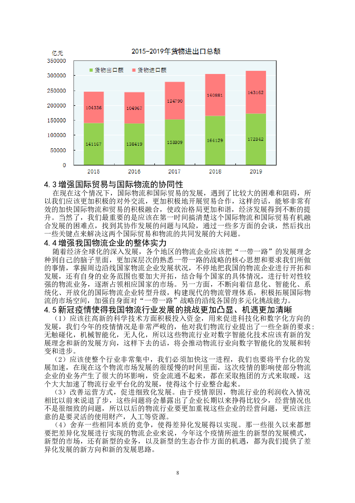 &ldquo;一带一路&rdquo;下国际贸易与国际物流协同发展分析-12280字.docx 第8页