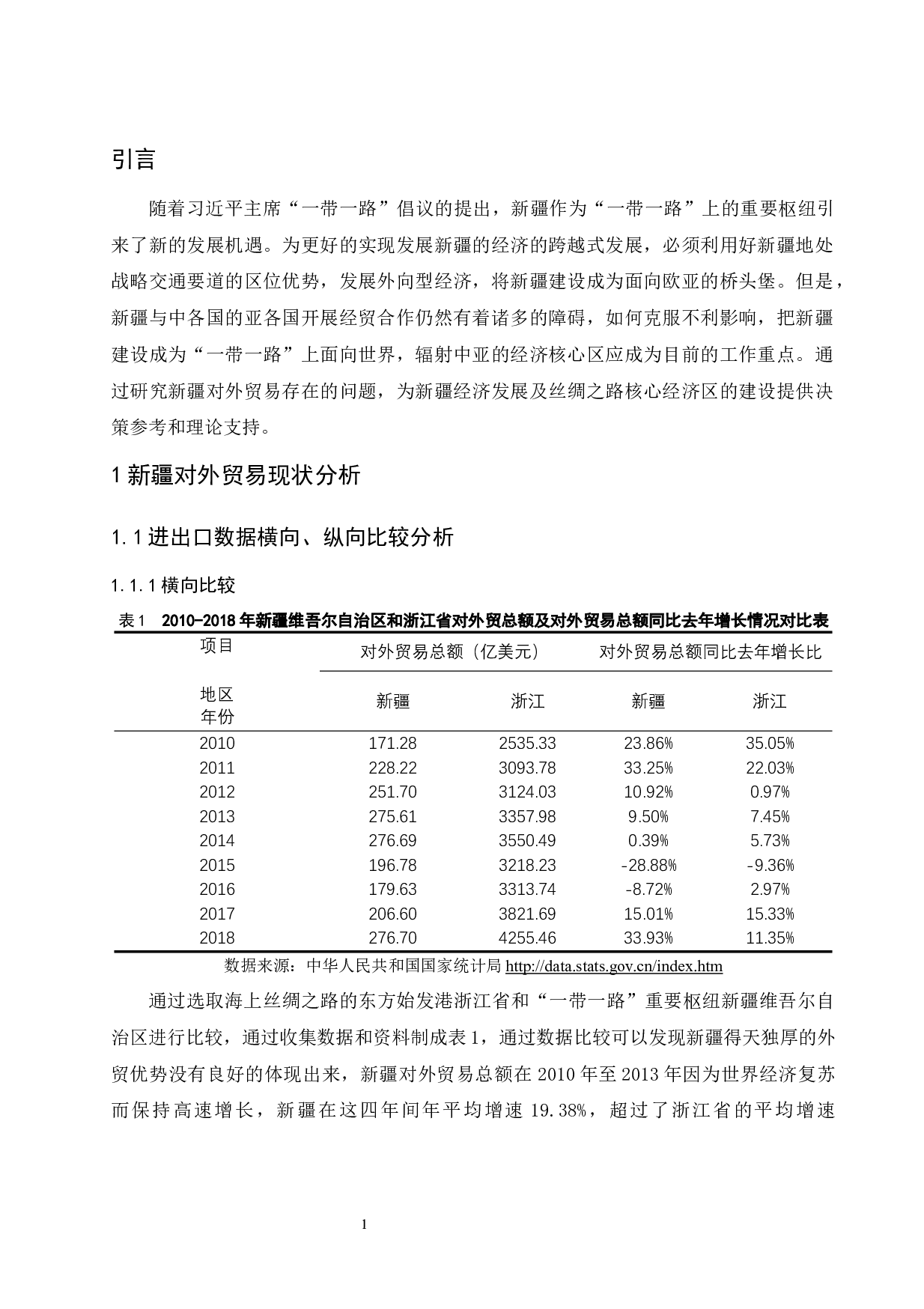 &ldquo;一带一路&rdquo;背景下新疆对外贸易的发展问题及对策分析.docx-9674字.docx 第5页