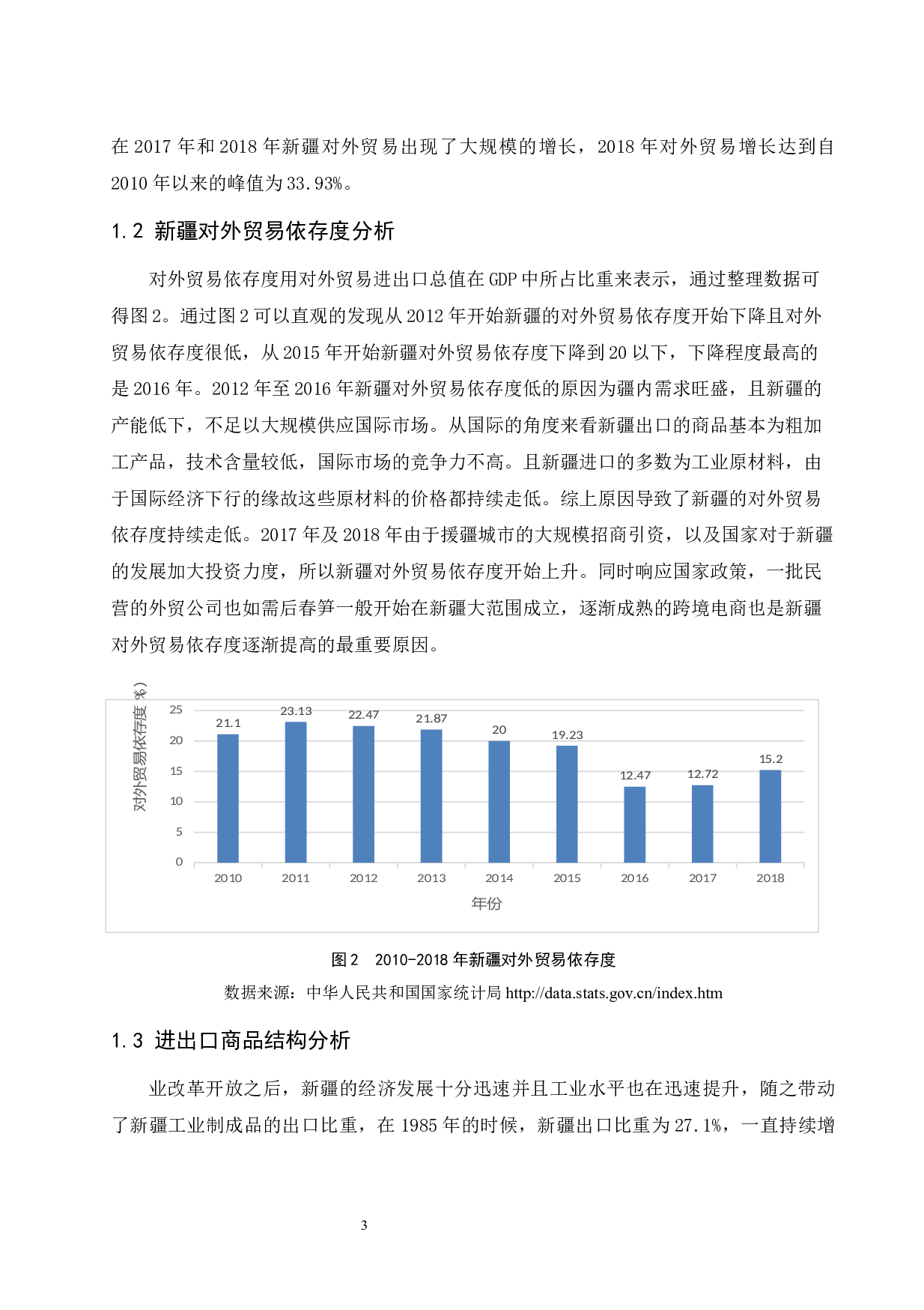 &ldquo;一带一路&rdquo;背景下新疆对外贸易的发展问题及对策分析.docx-9674字.docx 第7页