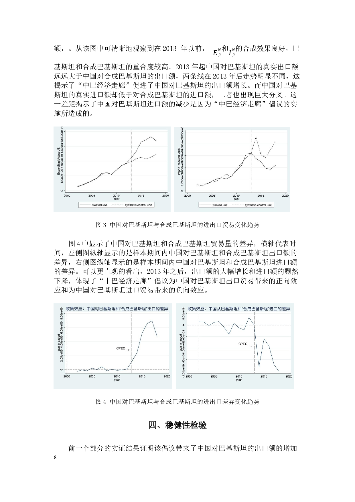 &ldquo;中巴经济走廊&rdquo;倡议对中国进出口巴基斯坦的影响分析-8676字.docx 第10页