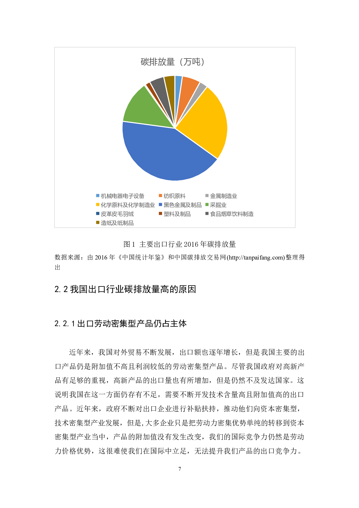 &ldquo;碳关税&rdquo;对我国出口贸易的影响及对策-11039字.docx 第9页