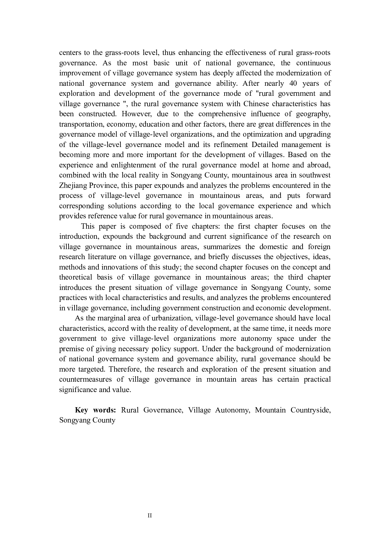 山区村级治理现状与对策分析&mdash;&mdash;以浙江省松阳县为例-40928字.docx 第4页