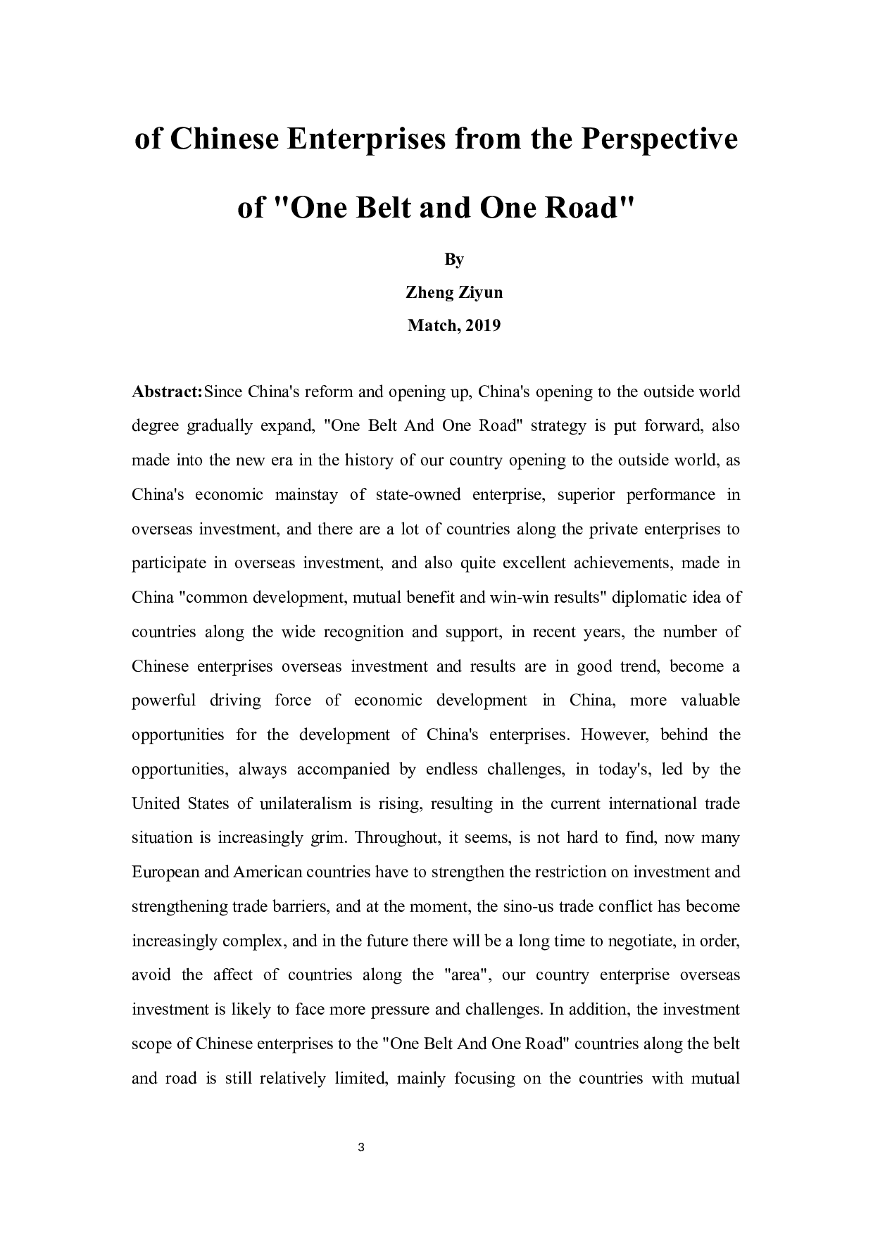 &rdquo;一带一路&ldquo;视域下中国企业海外投资风险研究-28719字.docx 第4页