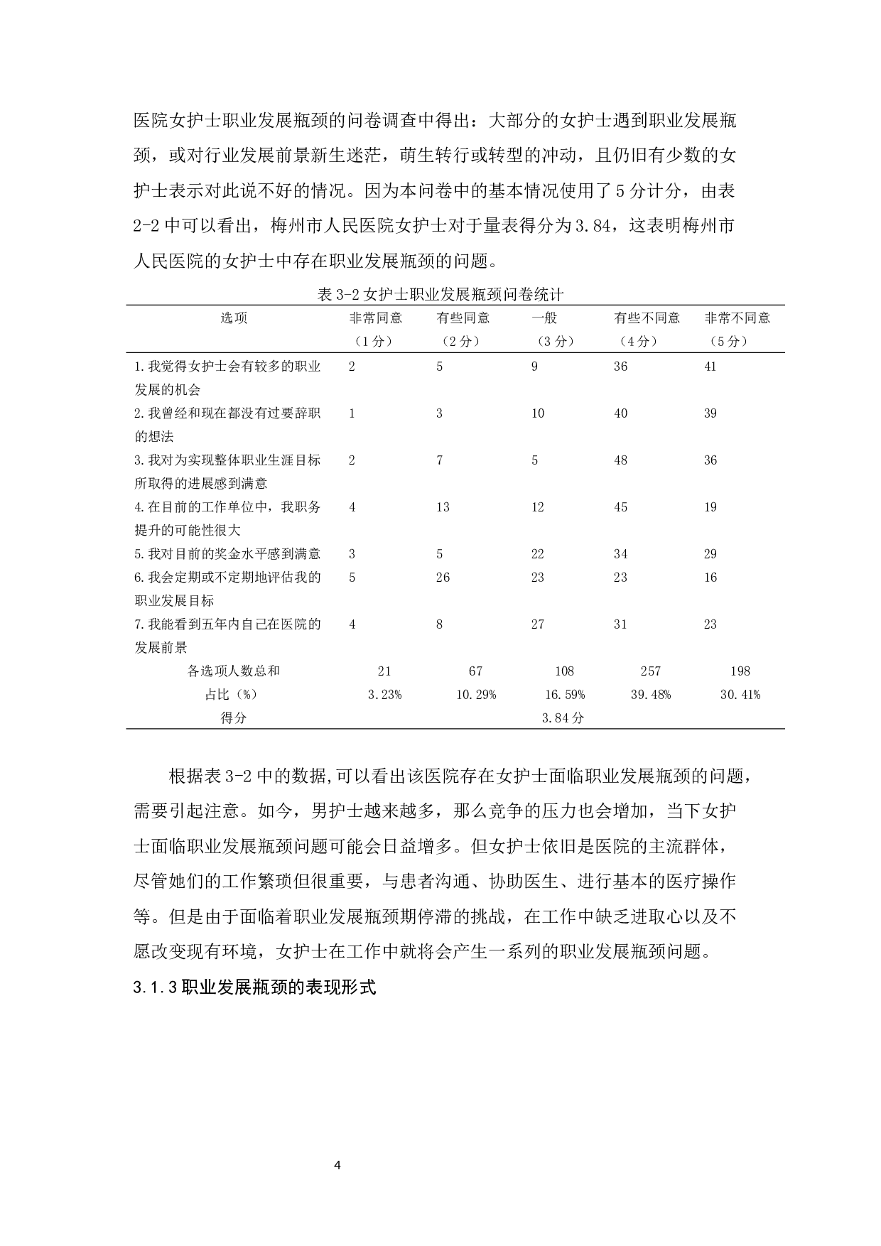 梅州市人民医院女护士职业发展瓶颈与对策研究-10828字.docx 第7页